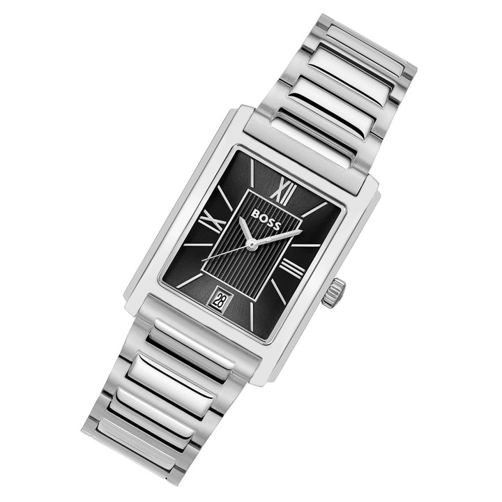 Hugo Boss Stainless Steel Black Dial Men's Watch - 1514297