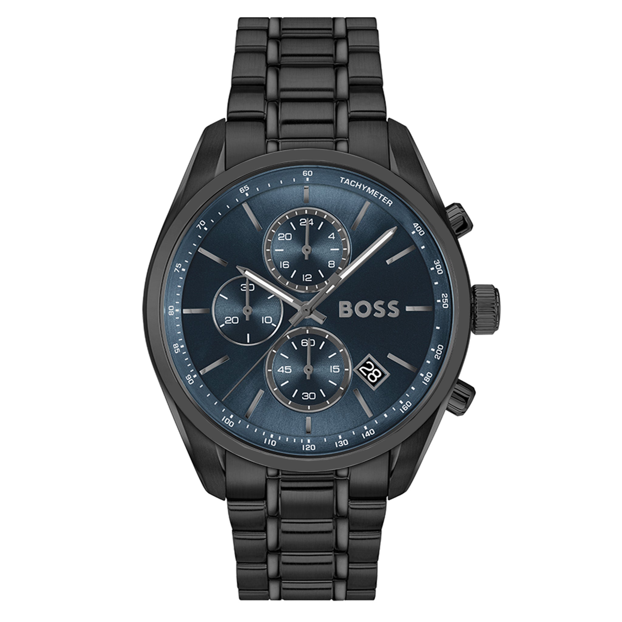 BOSS by Hugo Boss Black Steel Blue Dial Chronograph Men's Watch - 1514314