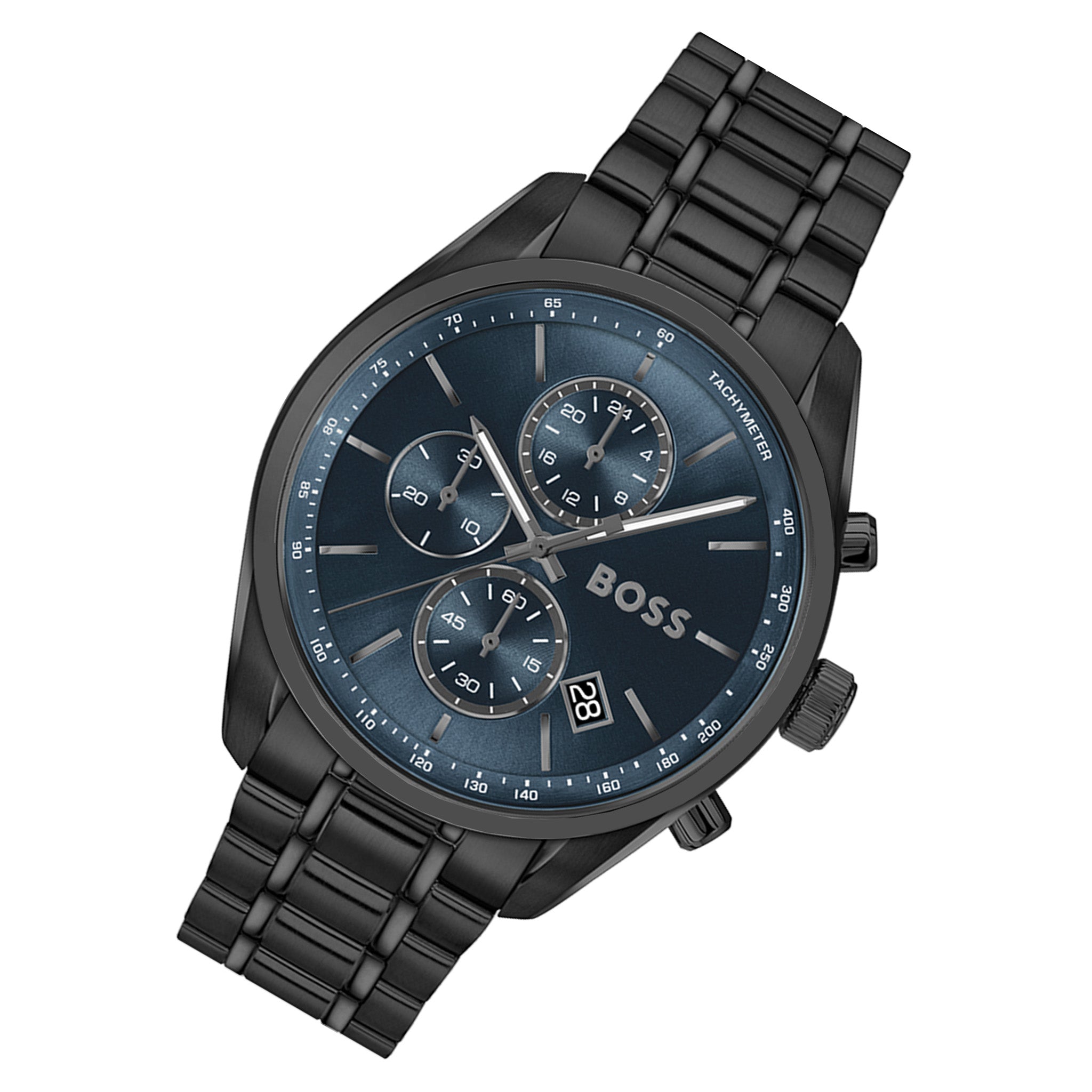 BOSS by Hugo Boss Black Steel Blue Dial Chronograph Men's Watch - 1514314