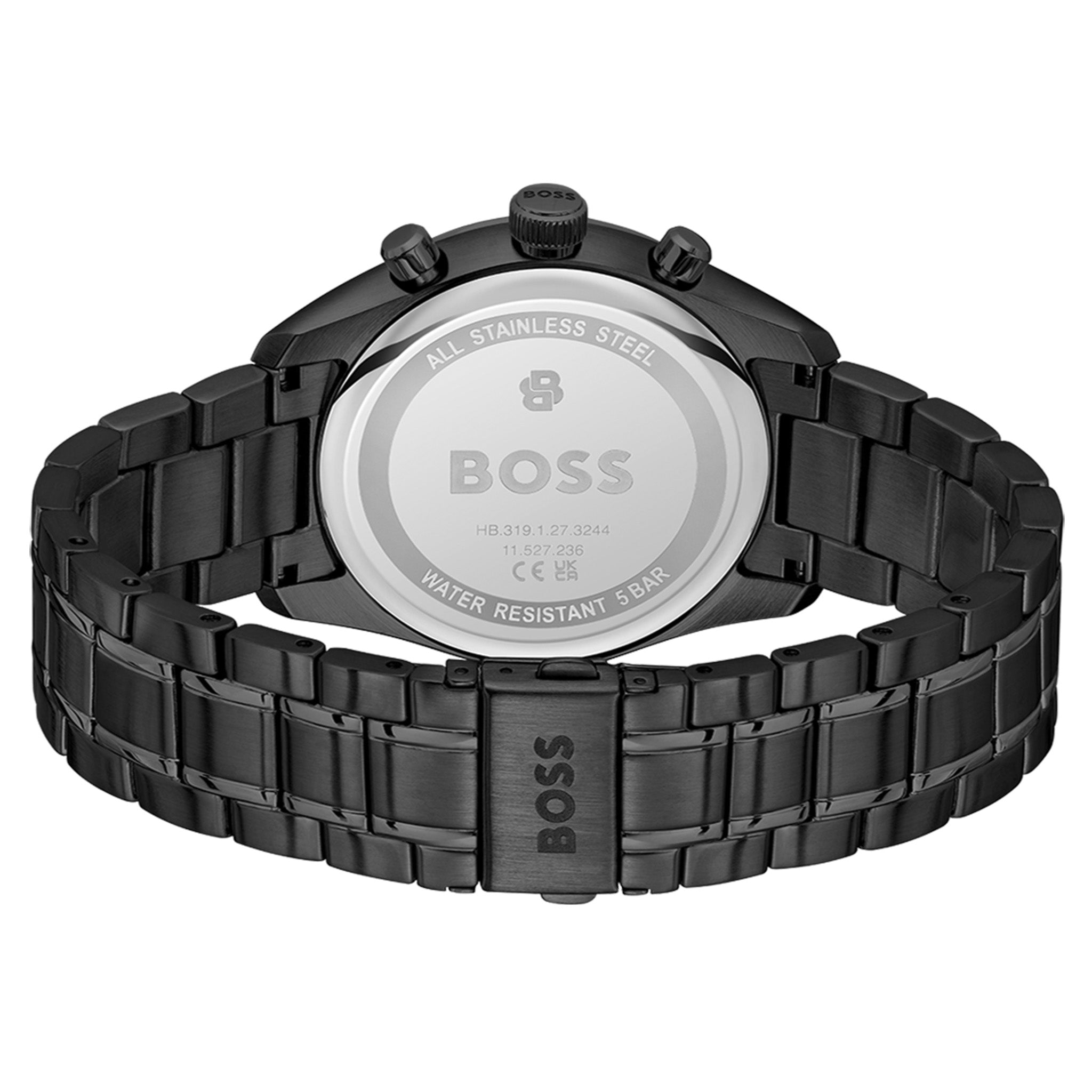 BOSS by Hugo Boss Black Steel Blue Dial Chronograph Men's Watch - 1514314