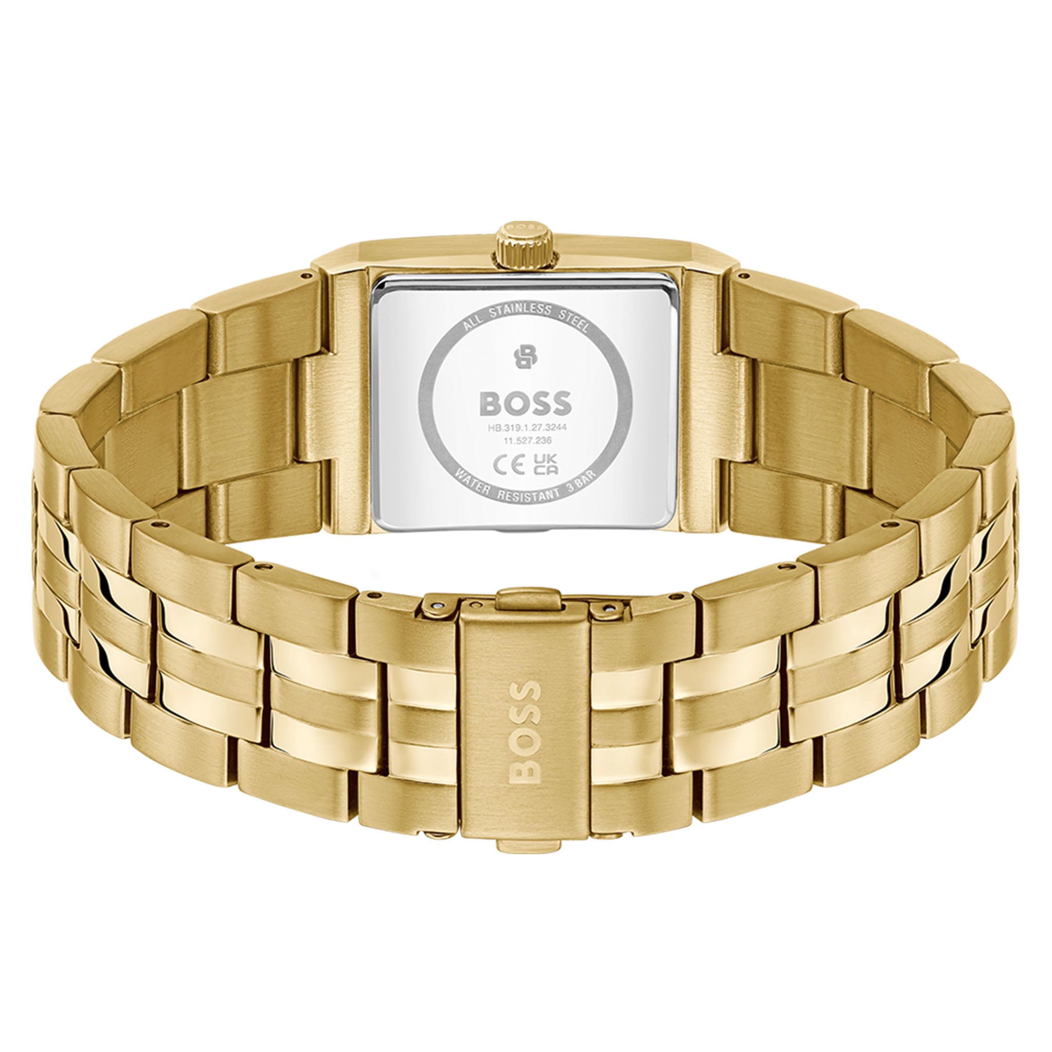 BOSS by Hugo Boss Gold Steel Silver White Dial Men's Watch - 1514332
