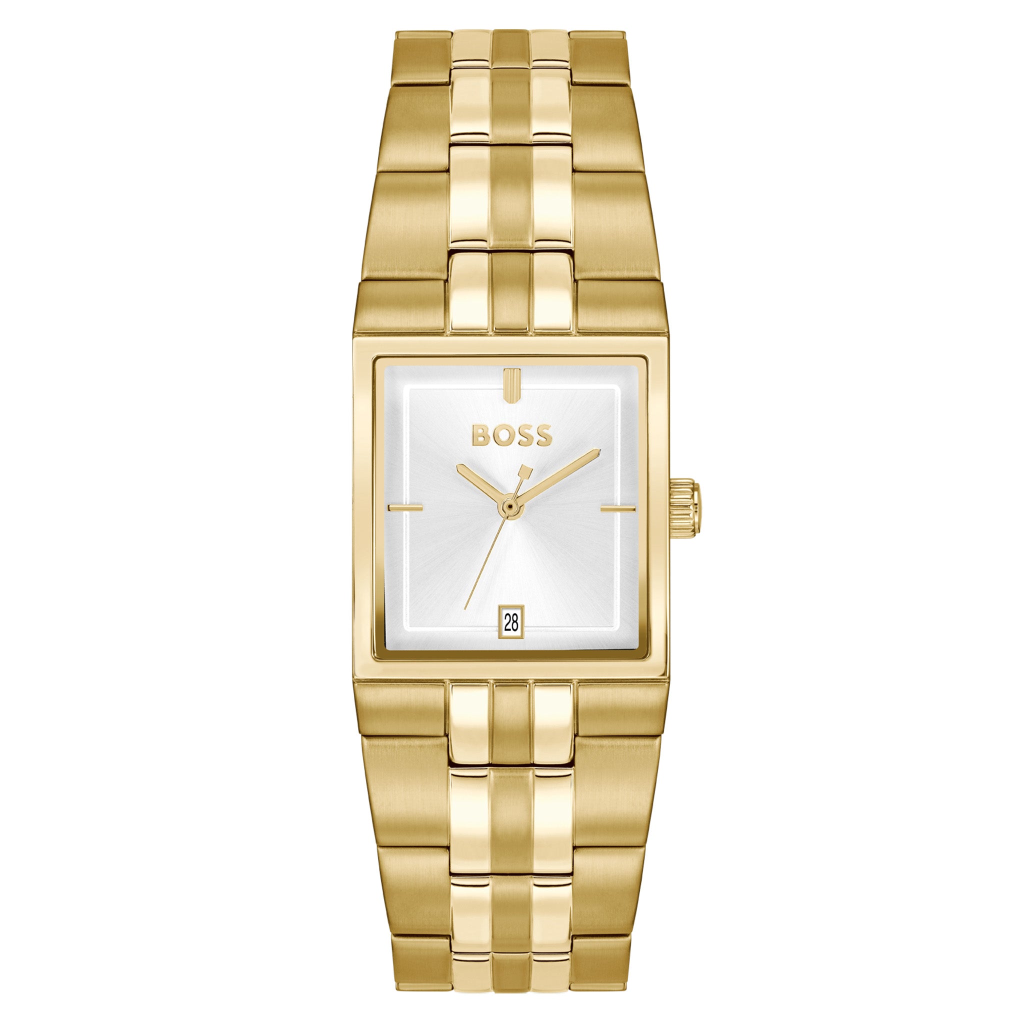 BOSS by Hugo Boss Gold Steel Silver White Dial Men's Watch - 1514332