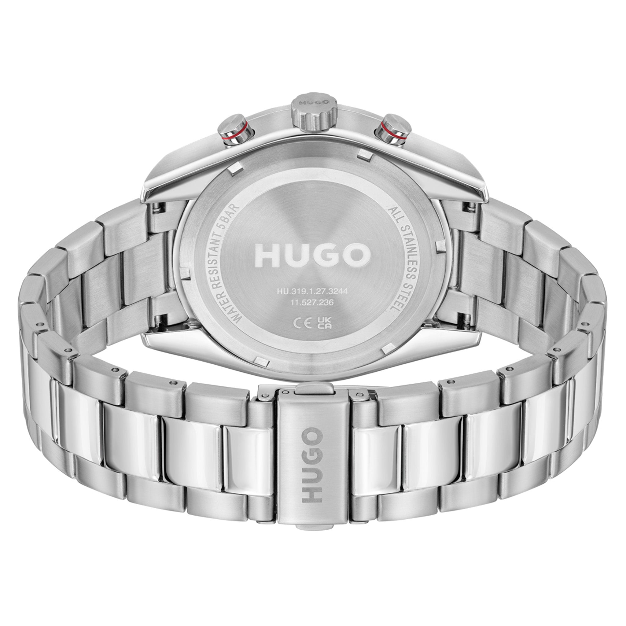 HUGO by Hugo Boss Stainless Steel White Dial Multi-function Men's Watch - 1530373