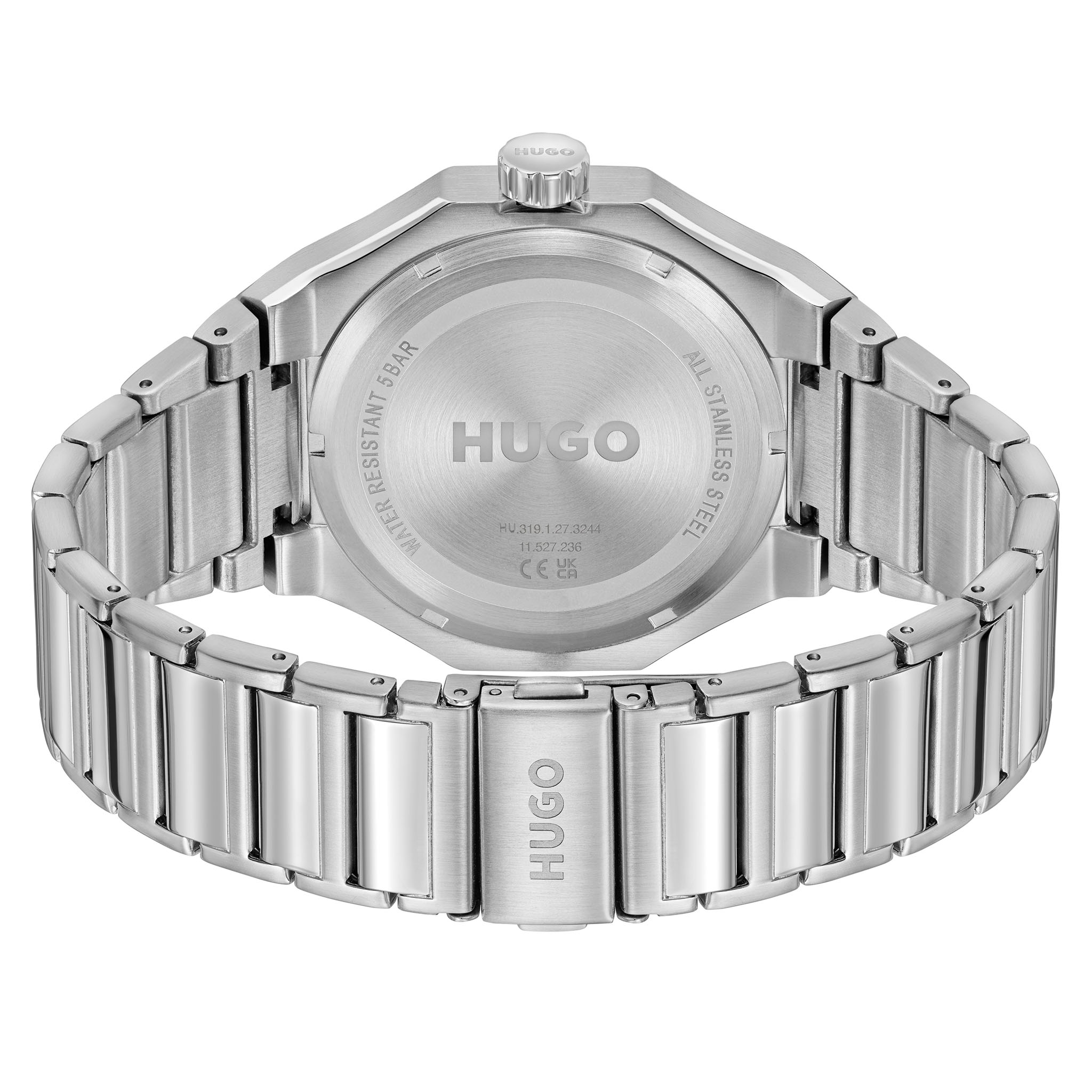 HUGO by Hugo Boss Stainless Steel Silver Dial Multi-function Men's Watch - 1530377