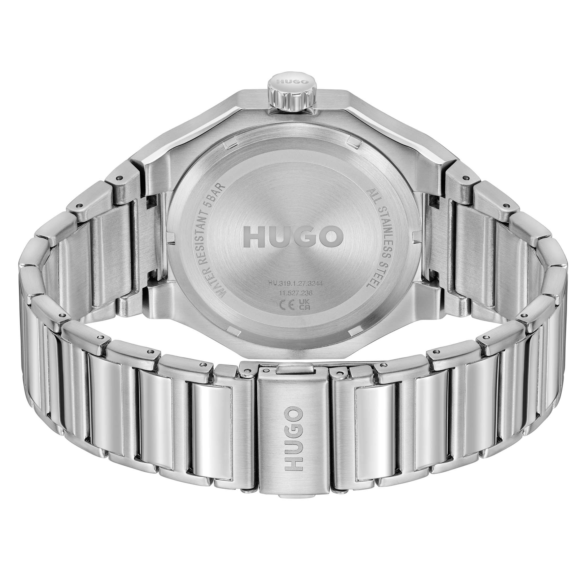 HUGO by Hugo Boss Stainless Steel Blue Dial Multi-function Men's Watch - 1530400