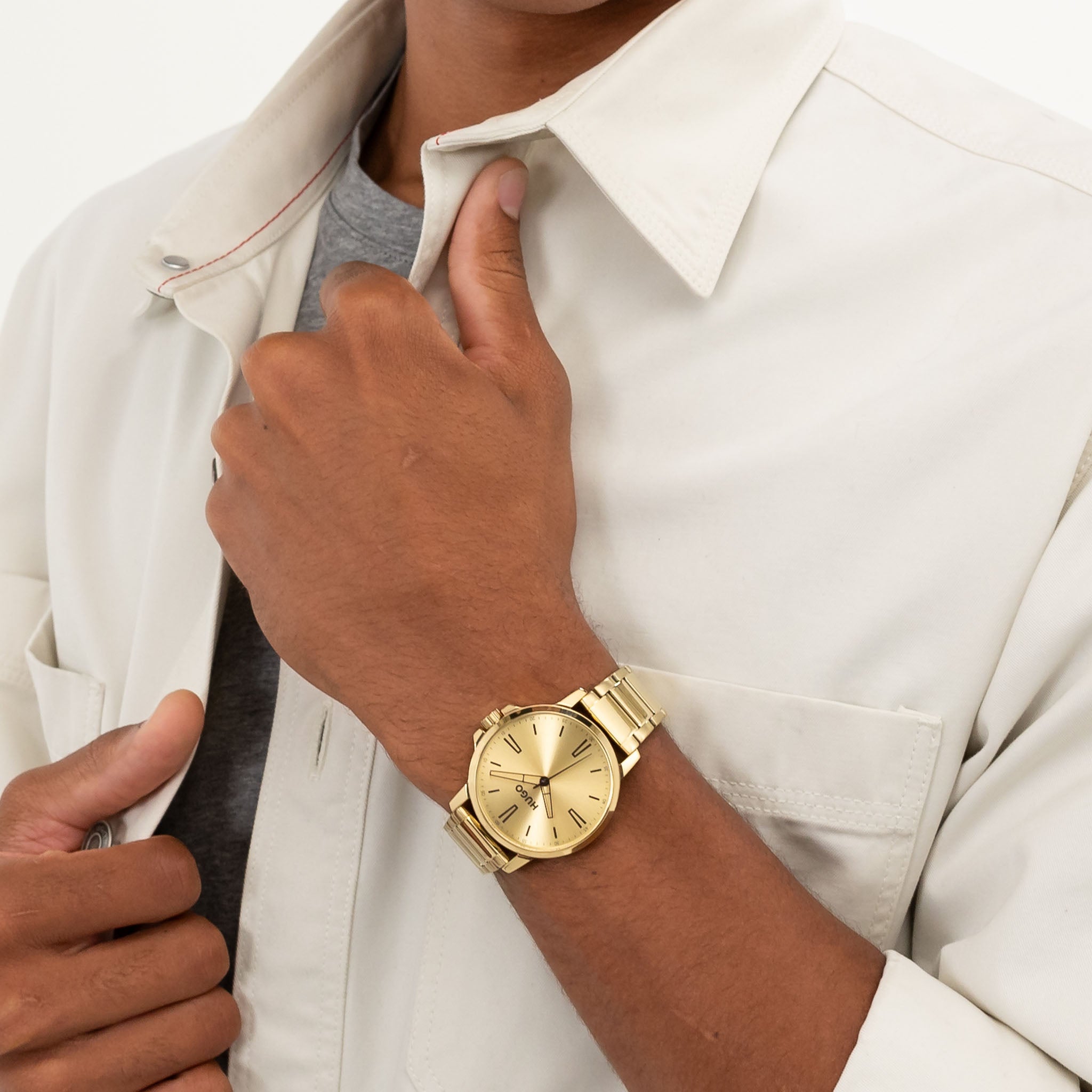 HUGO by Hugo Boss Gold-Tone Steel Men's Watch - 1530420