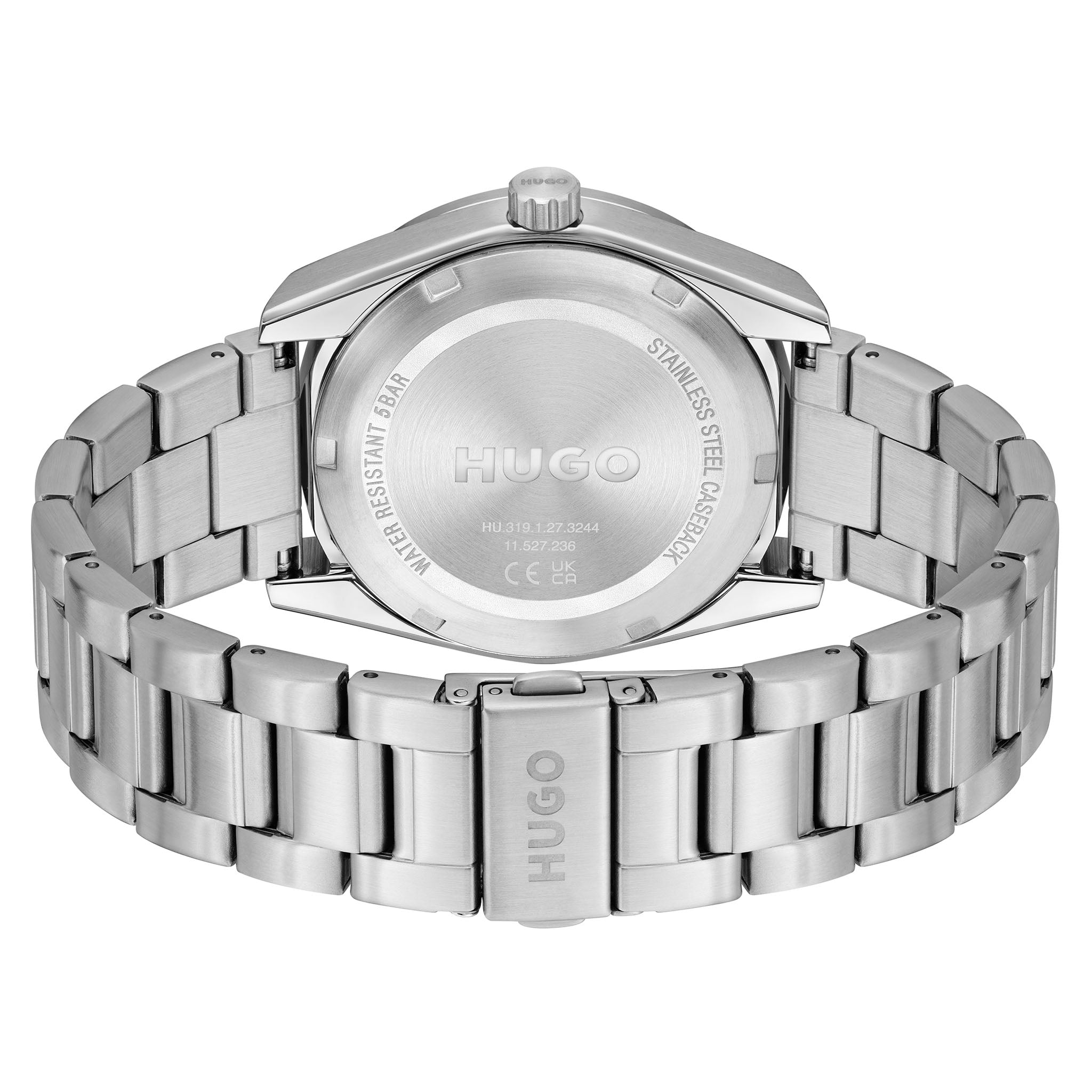 HUGO by Hugo Boss Stainless Steel Blue Dial Multi-function Men's Watch - 1530424