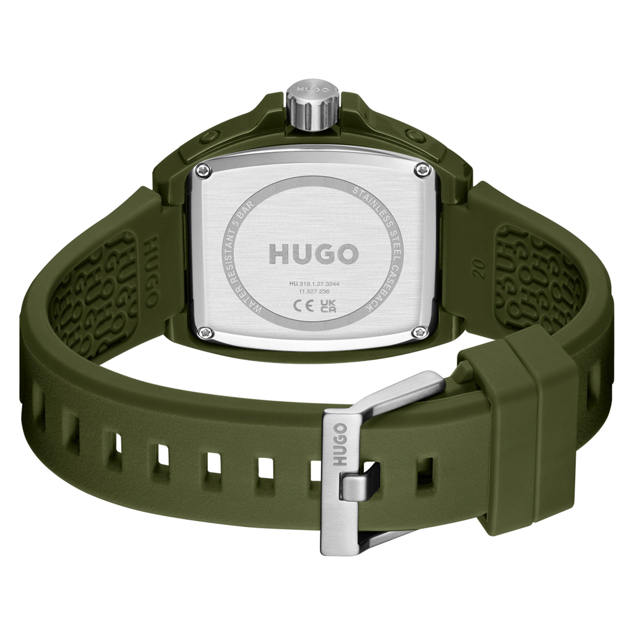 HUGO by Hugo Boss Silicone Green Dial Men's Watch - 1530433