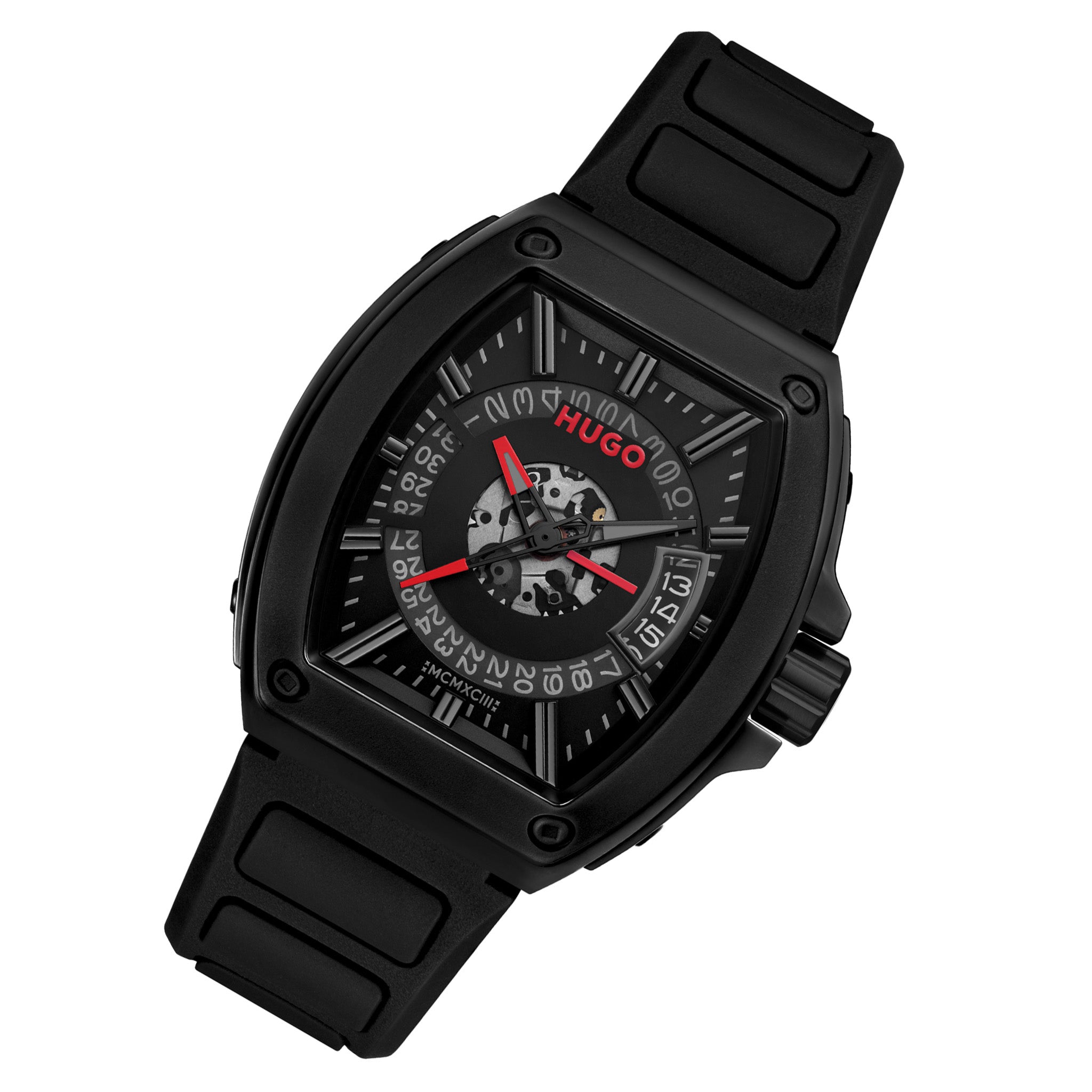 HUGO by Hugo Boss Silicone Black Dial Men's Watch - 1530436