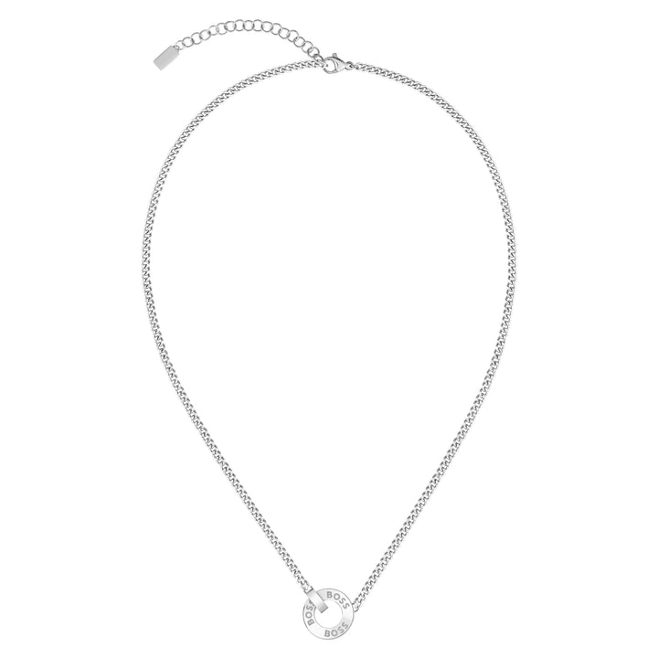 Hugo Boss Jewellery Stainless Steel & Crystals Women's Pendant Necklace - 1580541