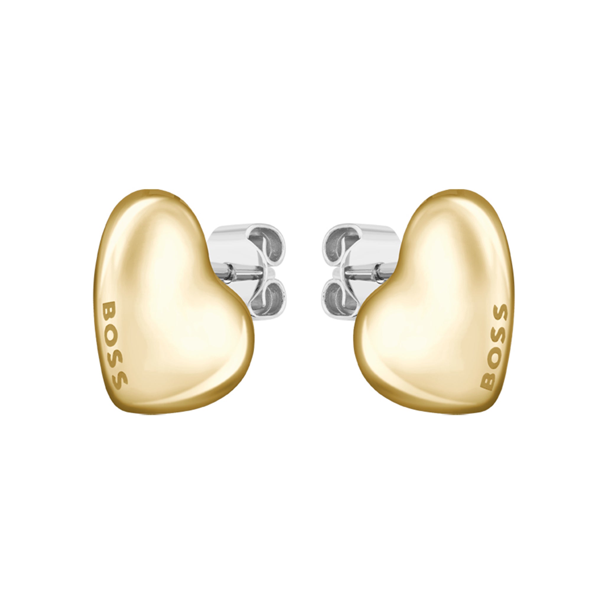 Hugo Boss Jewellery Two Tone Steel Women s Stud Earrings 1580564 The Watch Factory Australia