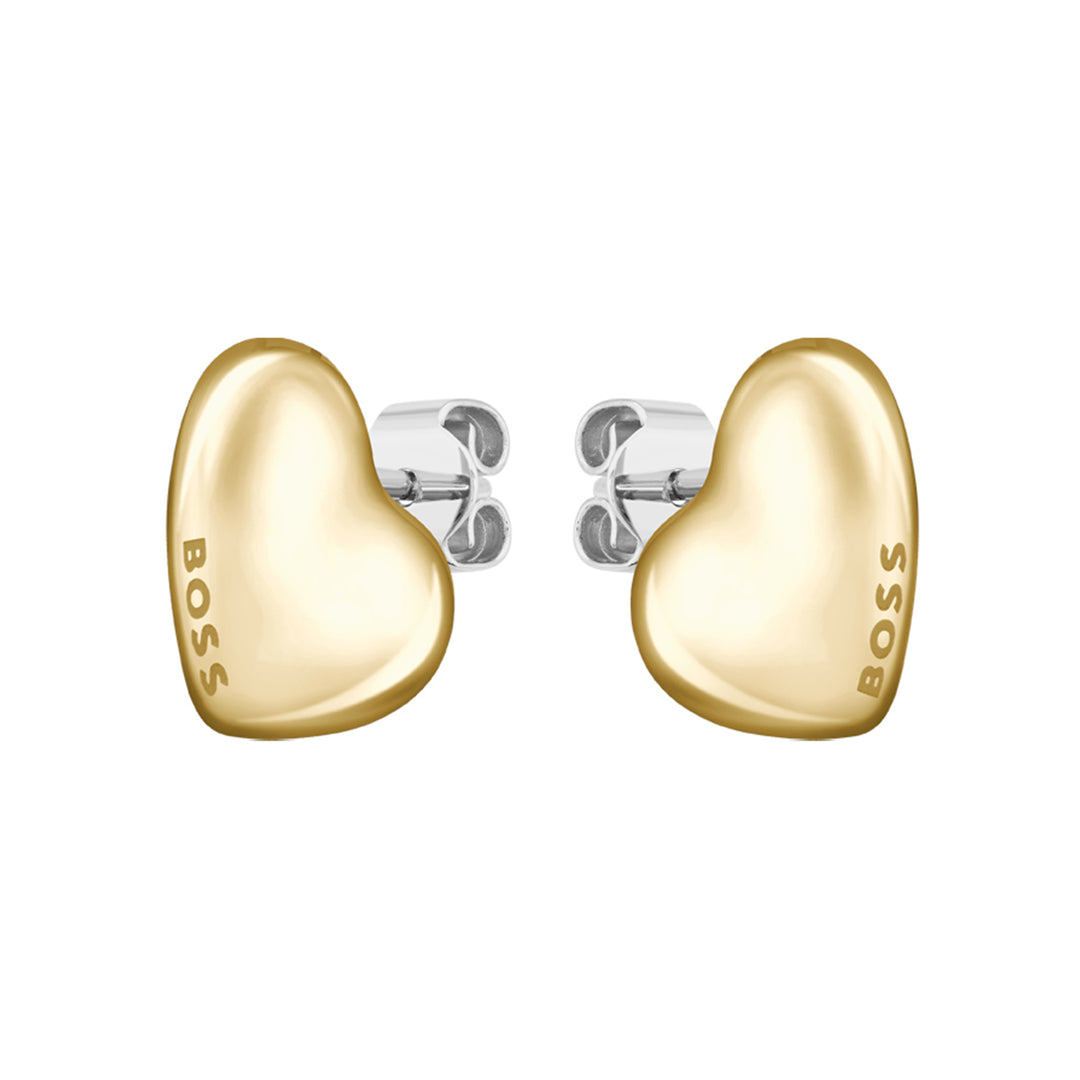 Hugo Boss Jewellery Two-Tone Steel Women's Stud Earrings - 1580564