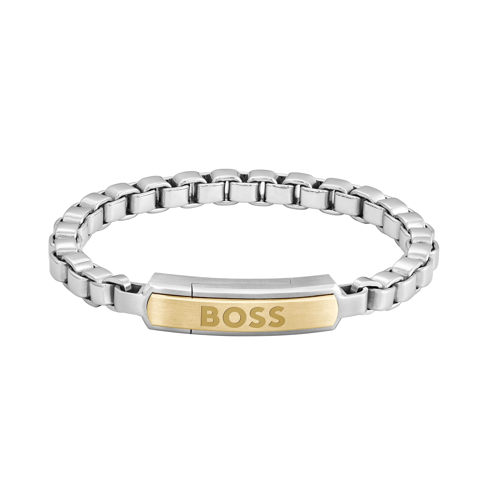 アクセサリー HugoBoss Bangle Bracelet Hugo Boss Jewellery Stainless Steel Men's Open Bangle