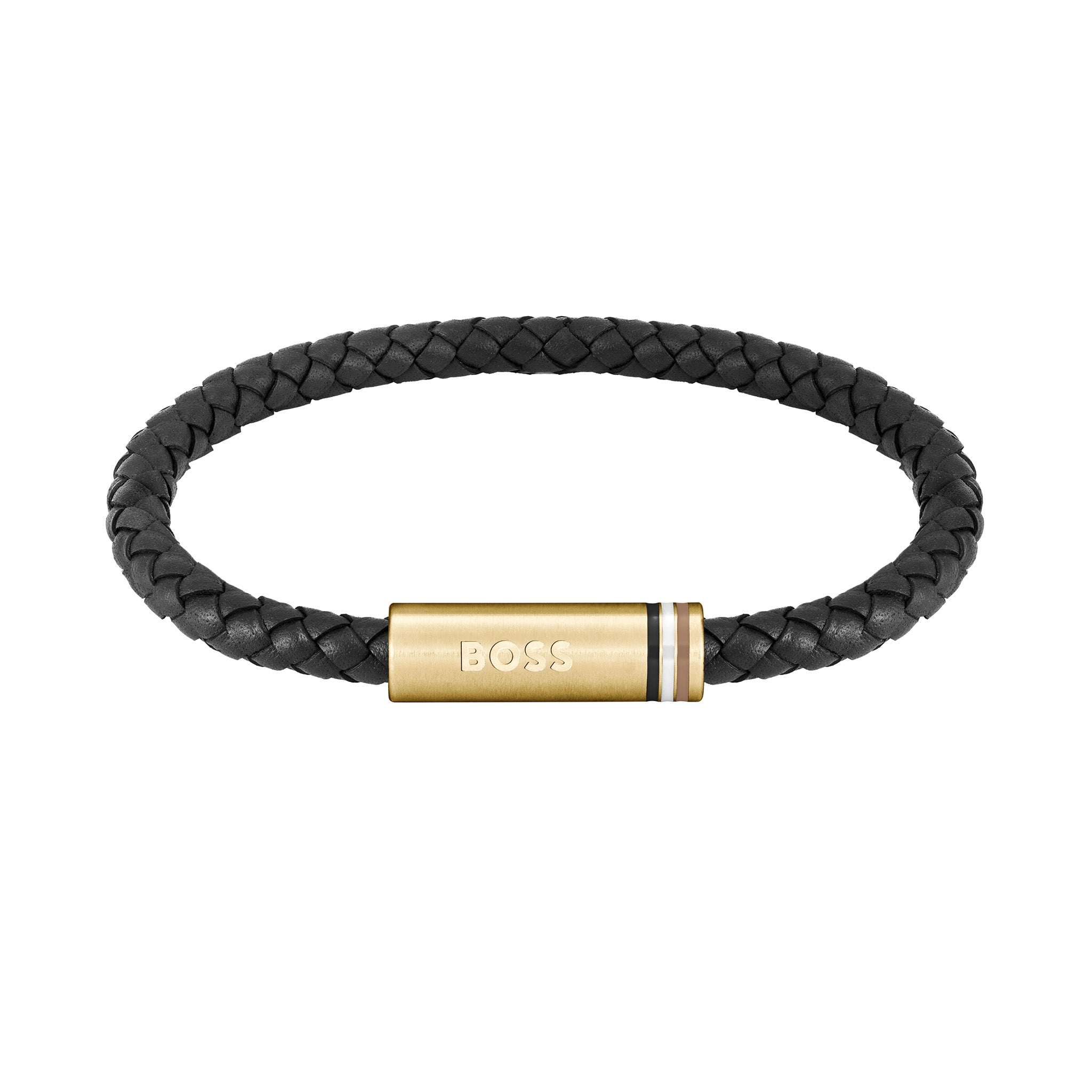 Boss leather bracelet best sale