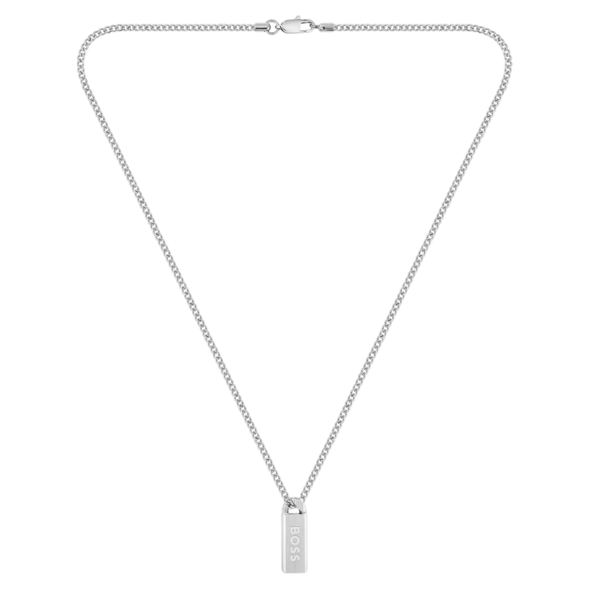 Hugo Boss Jewellery Stainless Steel Men's Pendant Necklace - 1580677