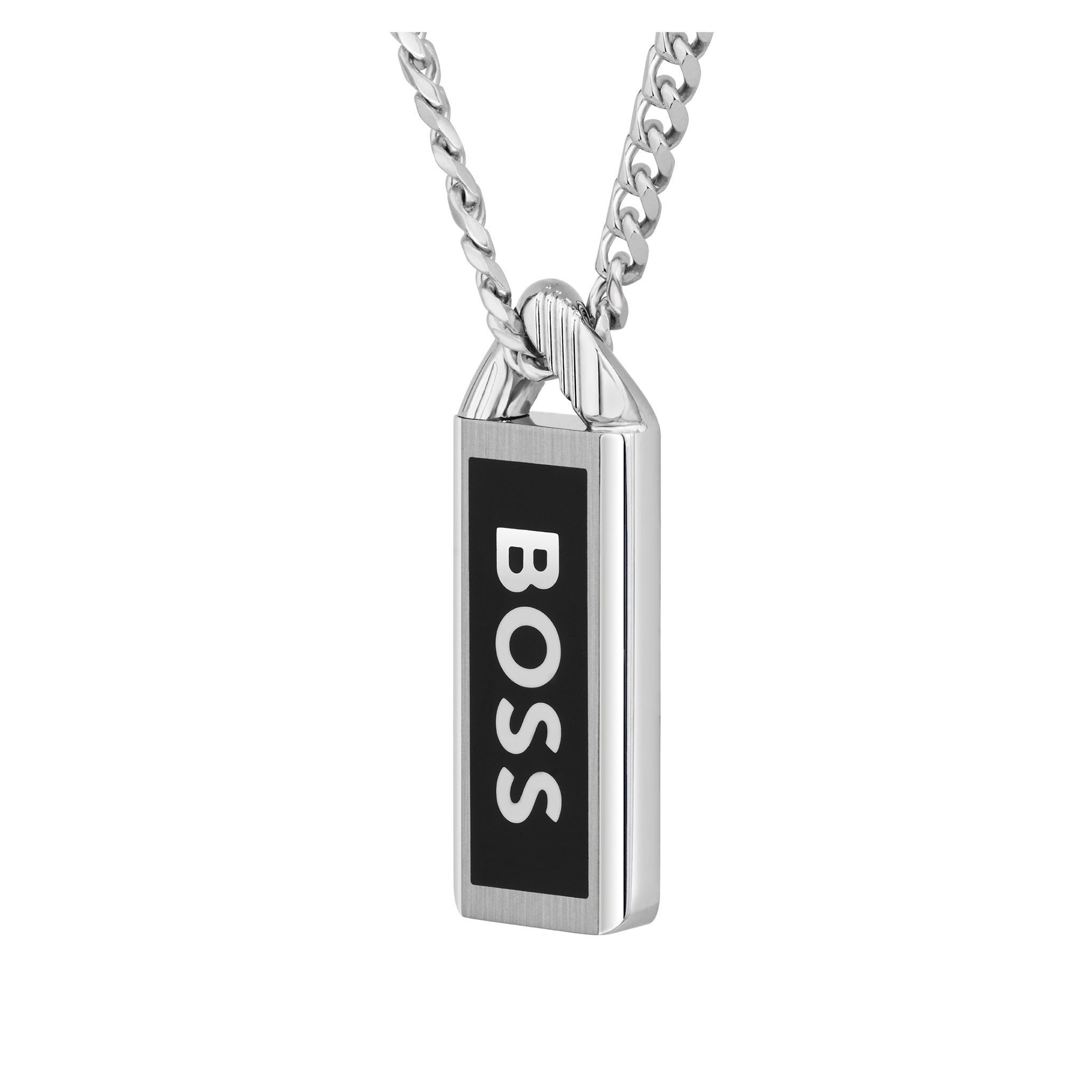 Hugo Boss Jewellery Stainless Steel Men's Pendant Necklace - 1580677
