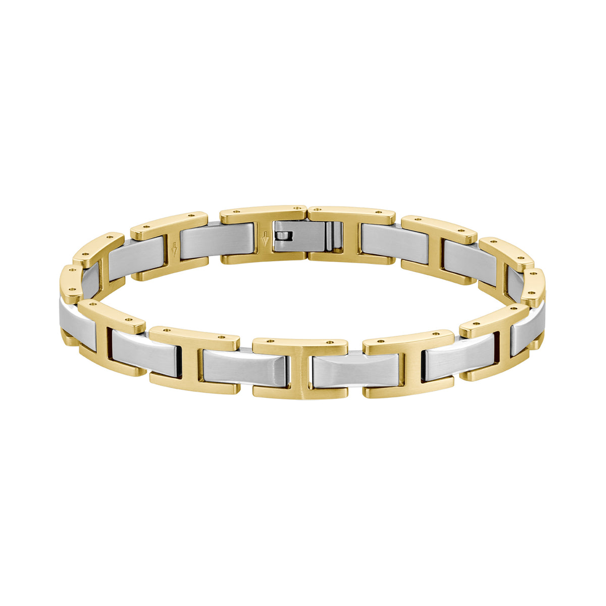 BOSS by Hugo Boss Jewellery Stainless Steel & Gold Steel Men's Link Bracelet - 1580793