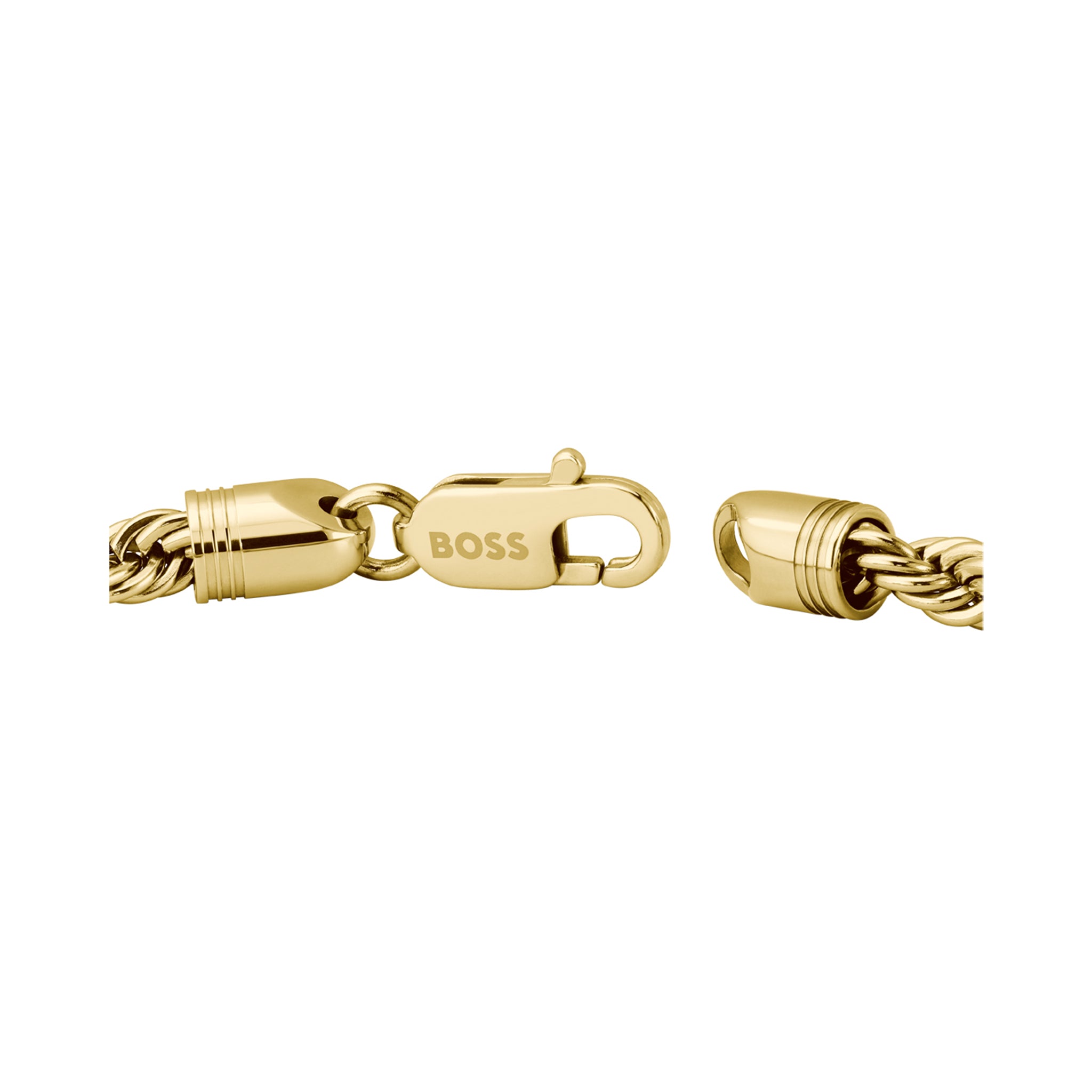 BOSS by Hugo Boss Jewellery Gold Steel Men's Chain Bracelet - 1580810M
