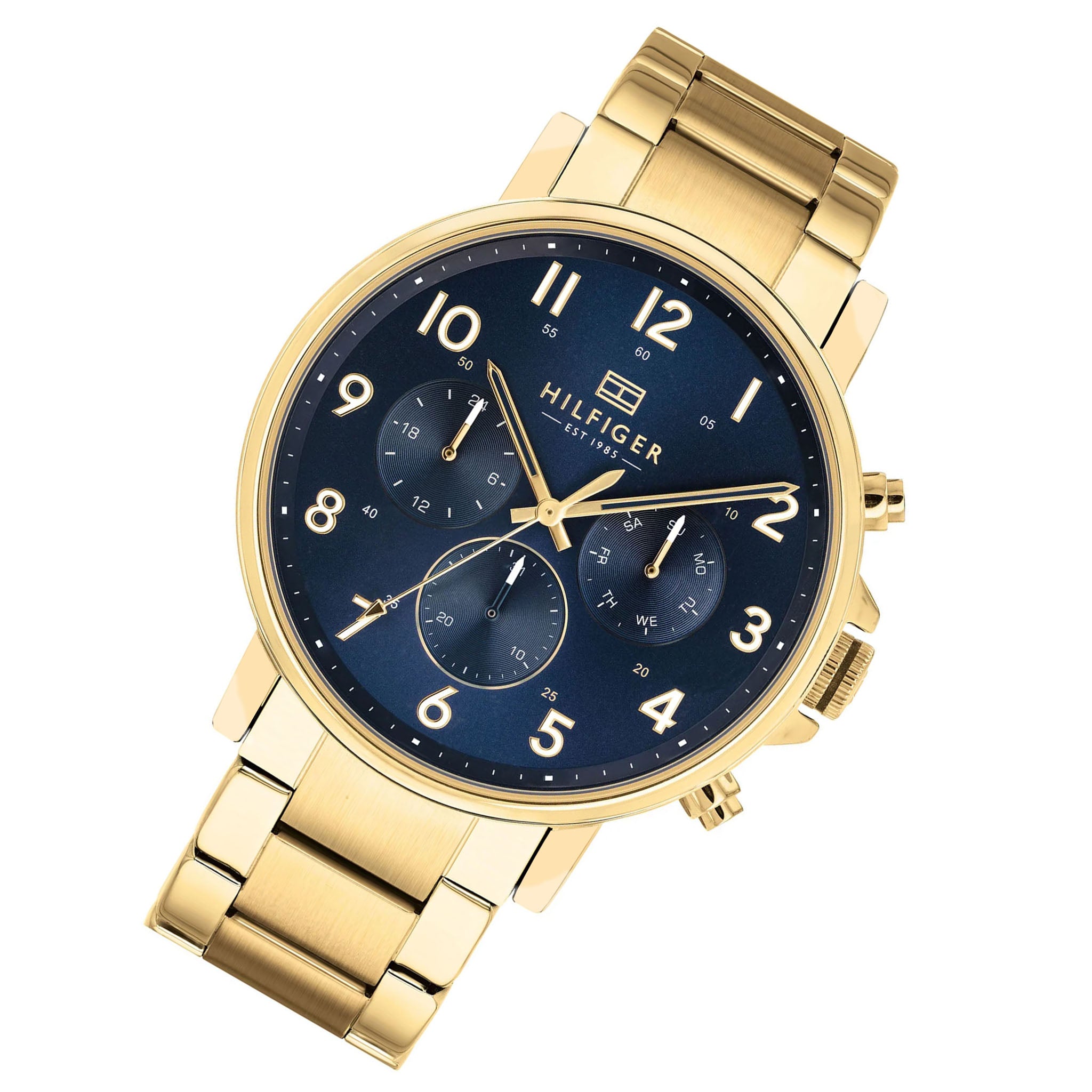 Tommy Hilfiger Multi-function Gold Steel Men's Watch - 1710384