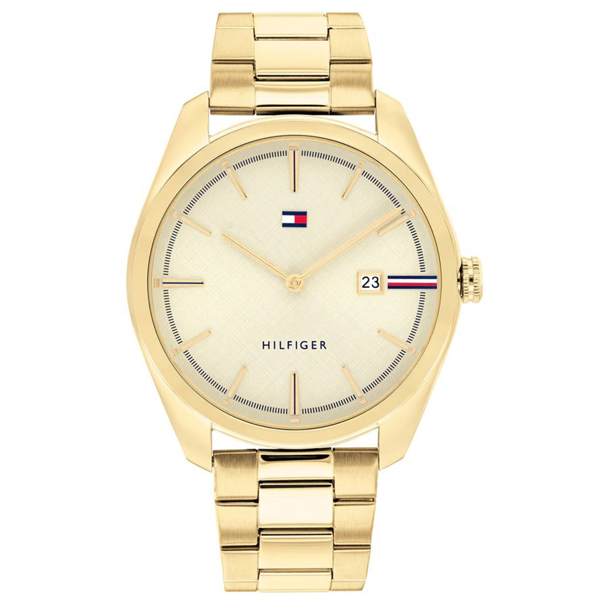 Tommy Hilfiger Gold Steel Men's Watch - 1710427