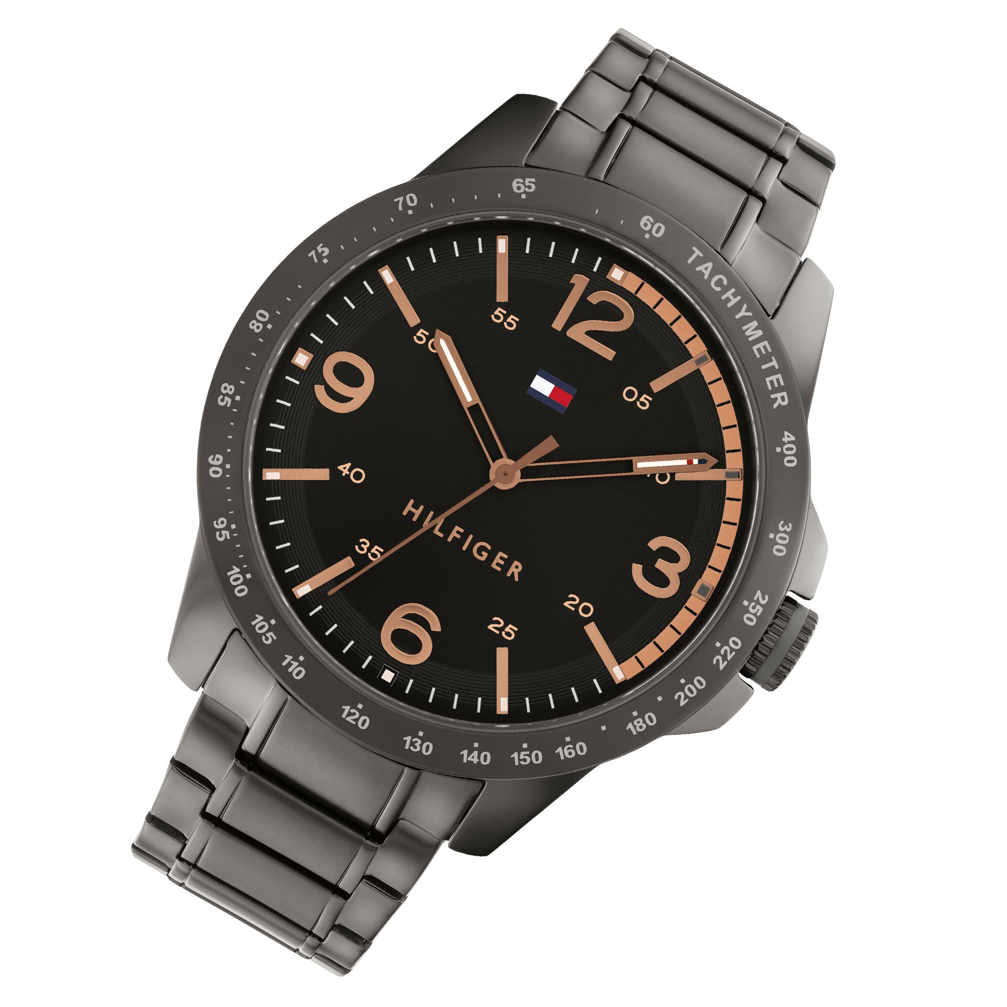 Tommy Hilfiger Dark Grey Steel Dial Men's Watch - 1710473