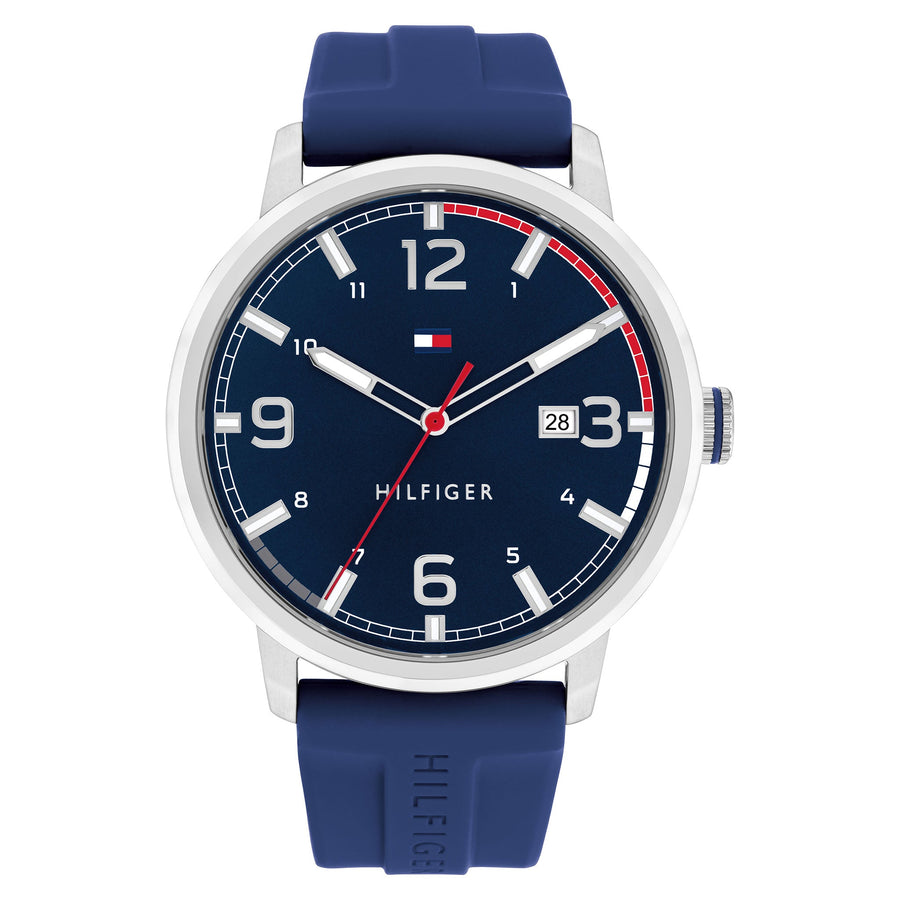 Tommy Hilfiger Blue Silicone Men's Watch - 1710482