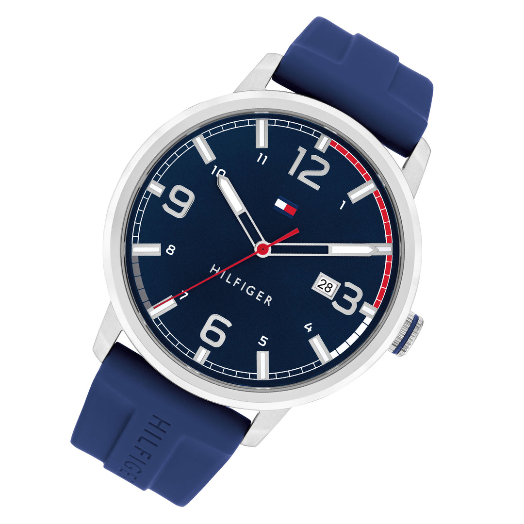 Tommy Hilfiger Blue Silicone Men's Watch - 1710482