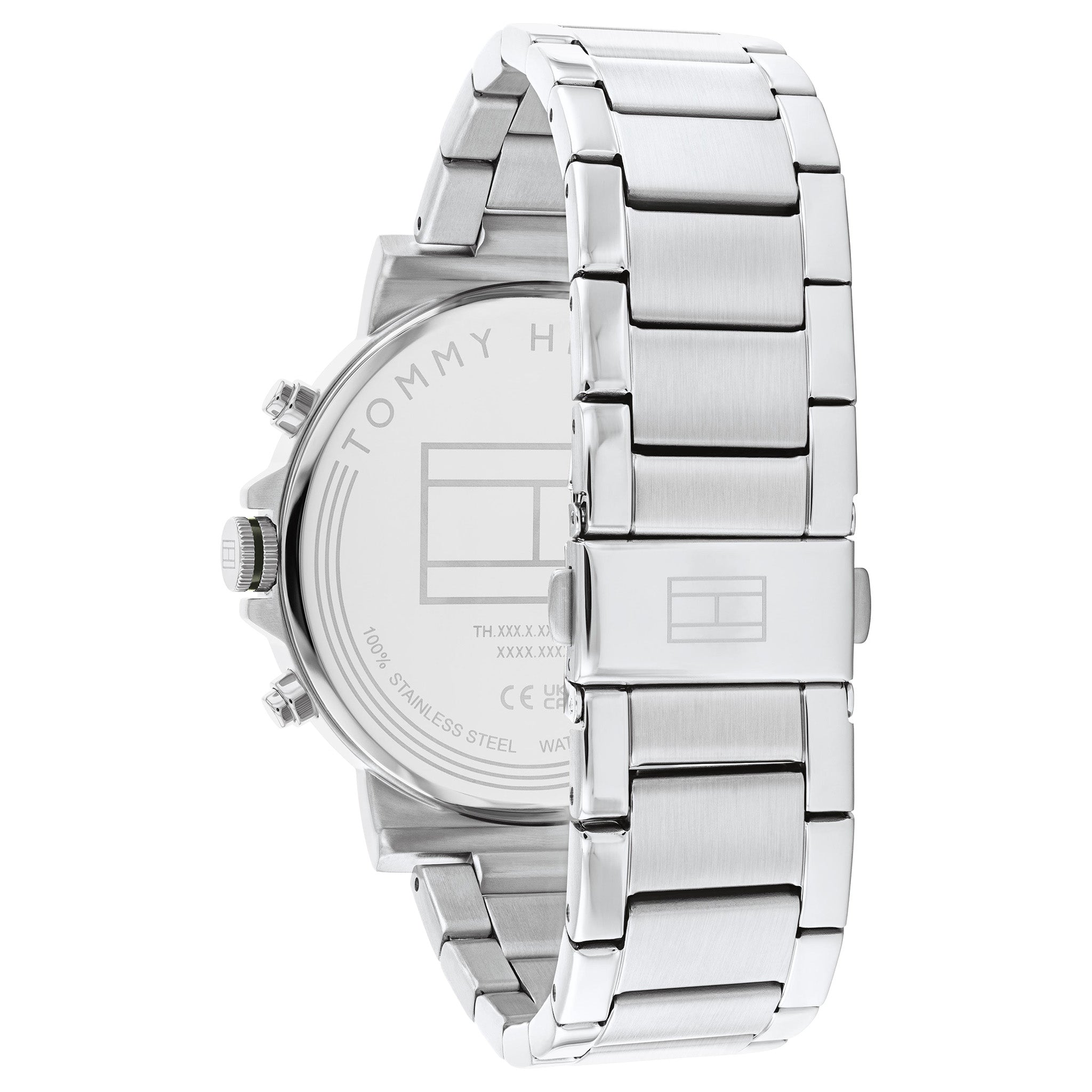 Tommy Hilfiger Stainless Steel Green Dial Multi-function Men's Watch - 1710587