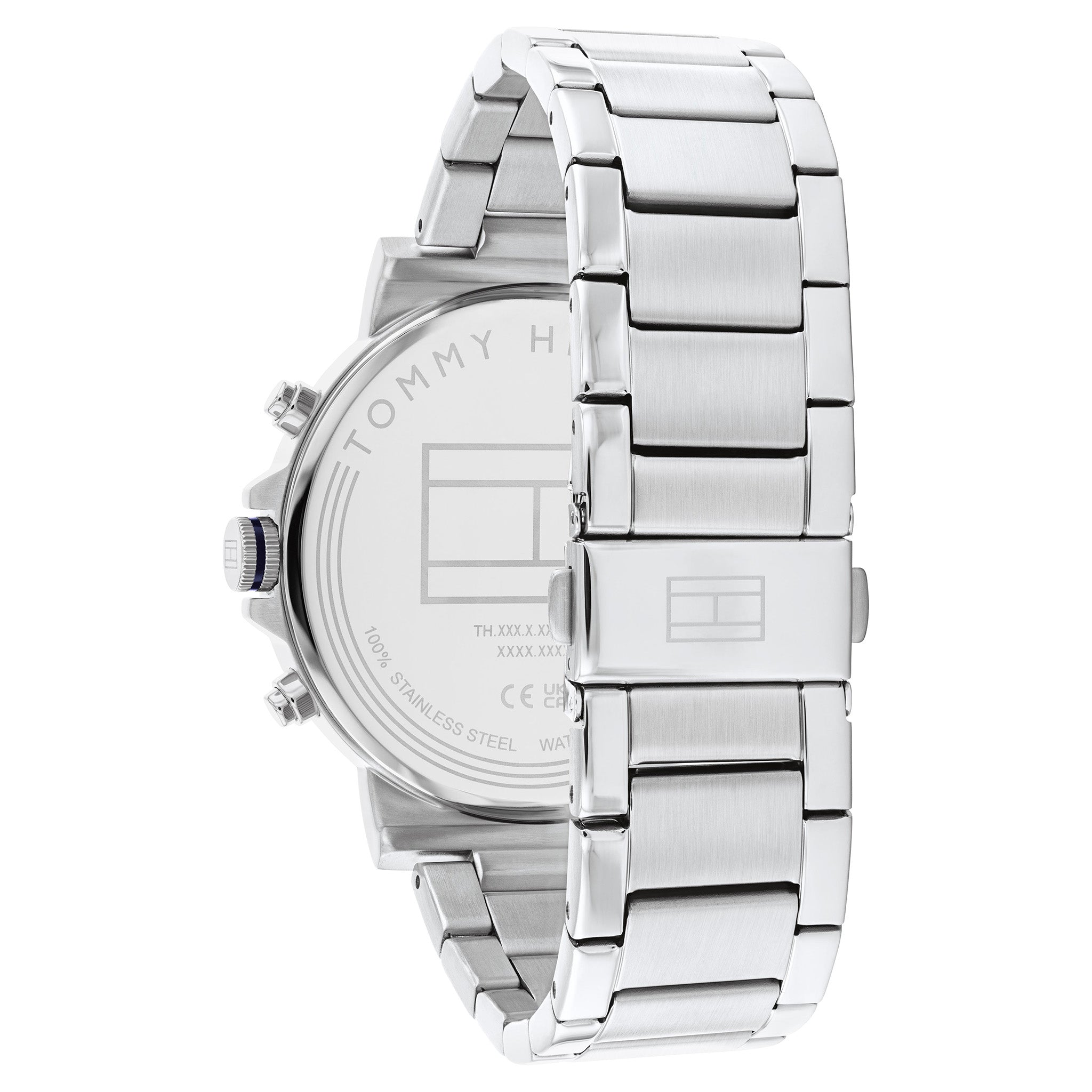 Tommy Hilfiger Stainless Steel Navy Dial Multi-function Men's Watch - 1710588