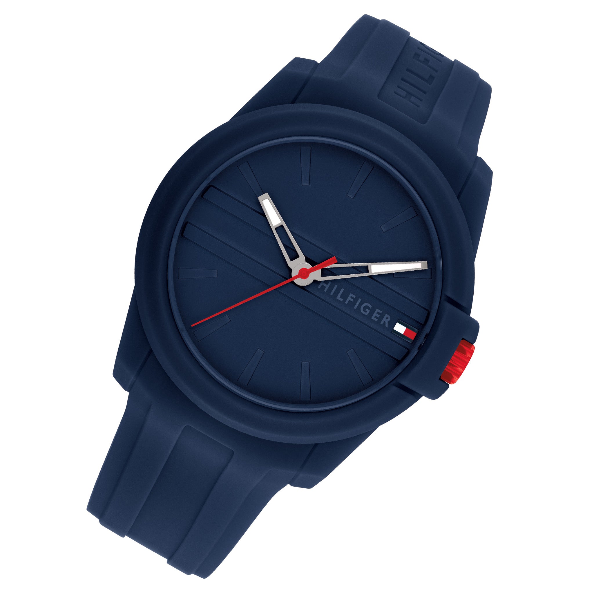 Tommy Hilfiger Navy Silicone Men's Watch - 1710595