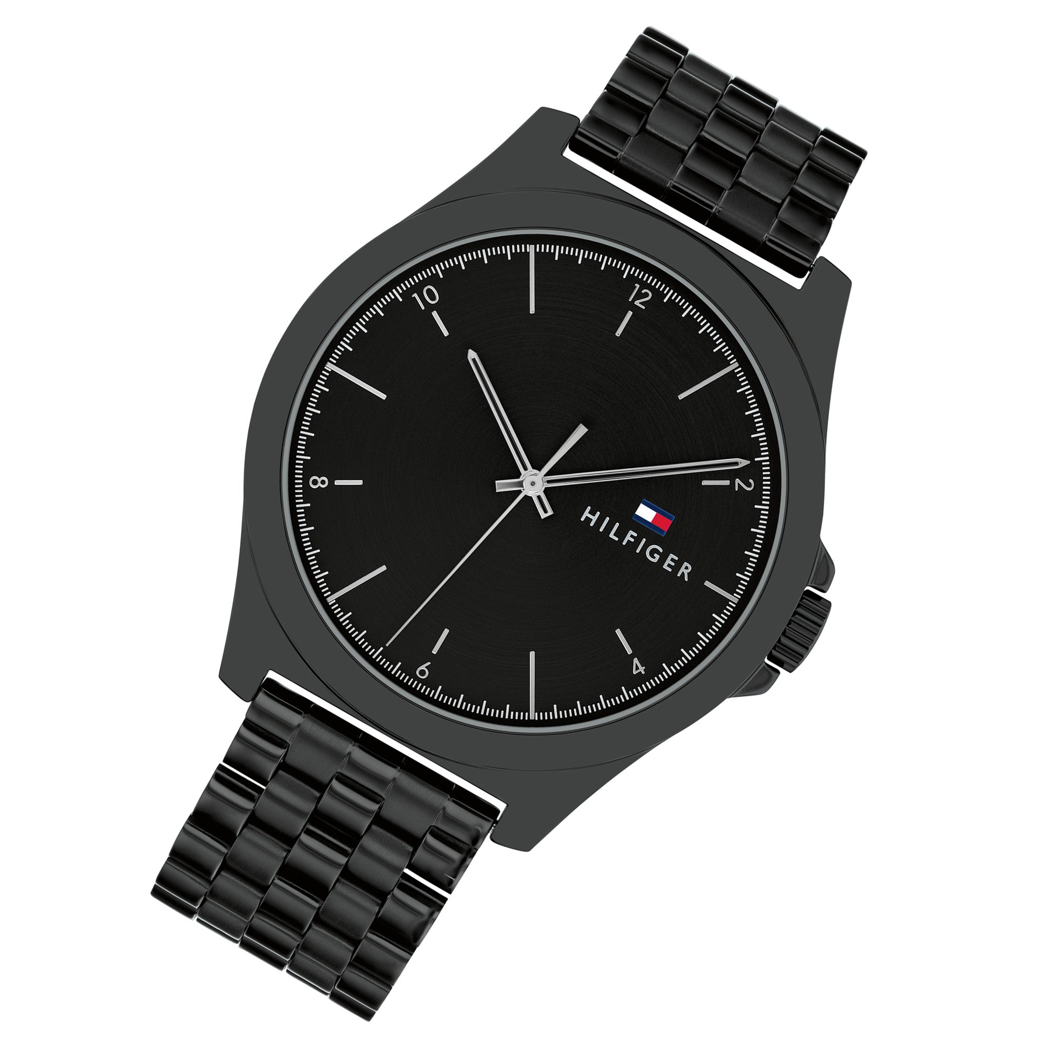 Tommy Hilfiger Black Steel Men's Watch - 1710613
