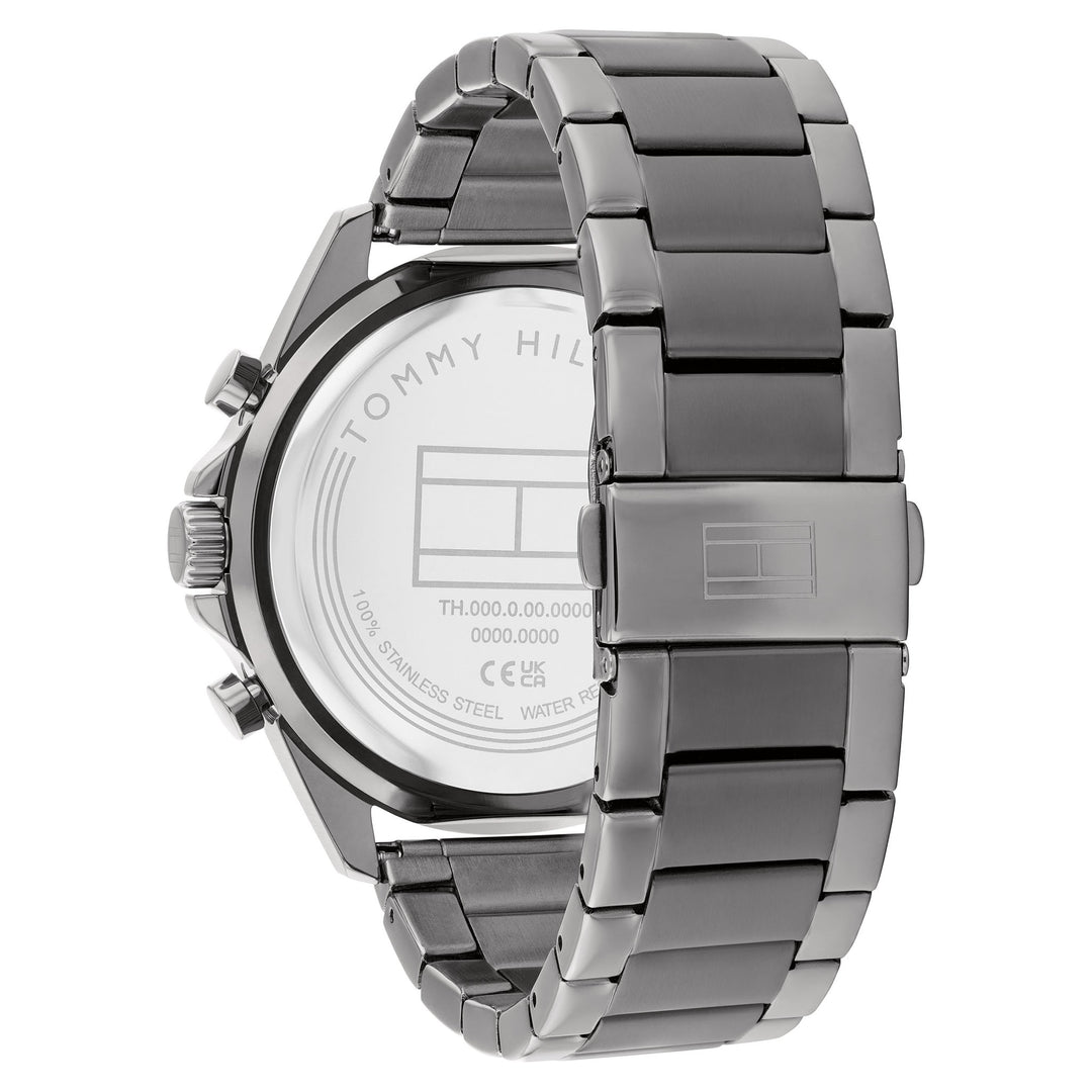 Tommy Hilfiger Grey Steel Dark Grey Dial Multi-function Men's Watch - 1710657