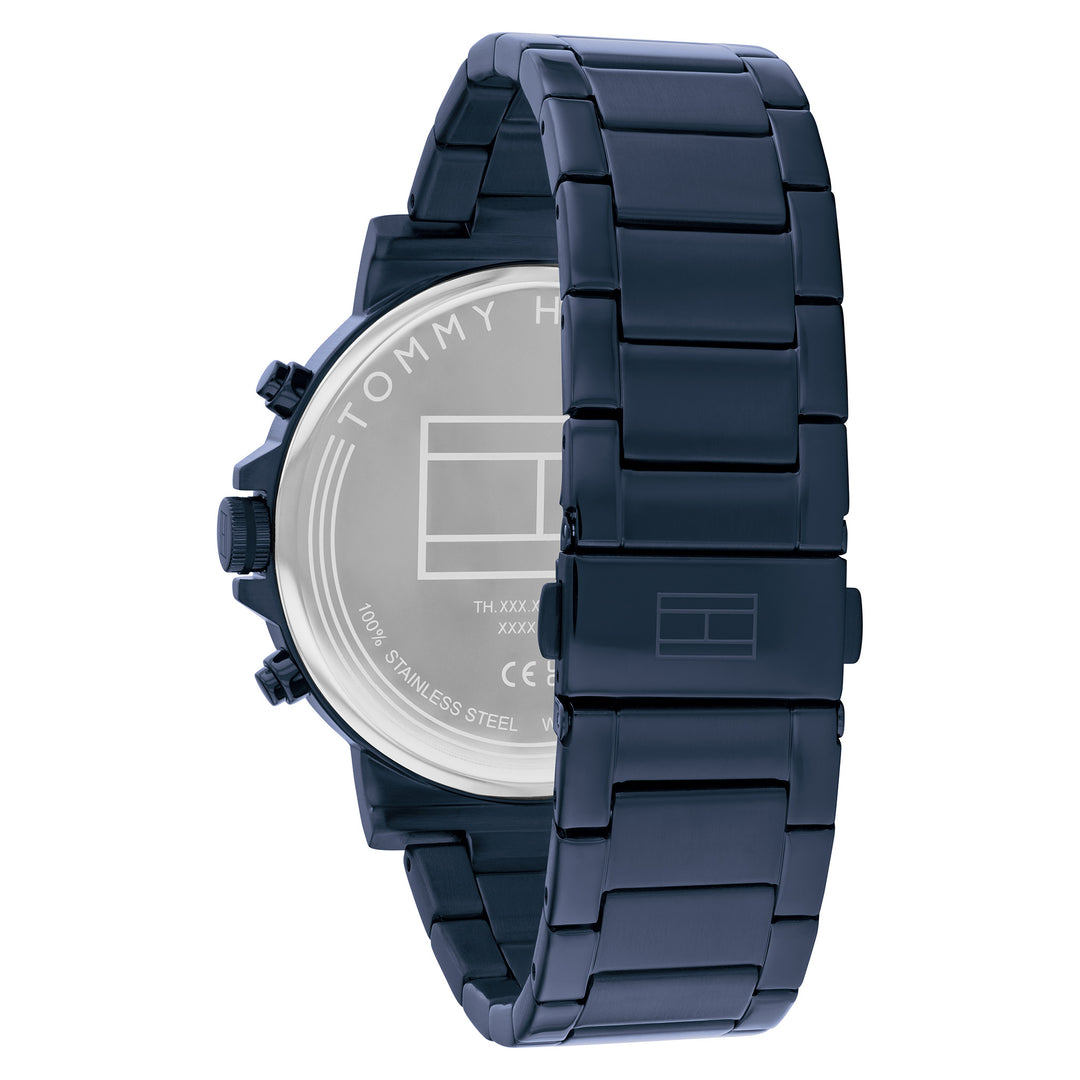 Tommy Hilfiger Steel Blue Dial Multi-function Men's Watch - 1710705