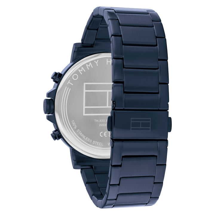 Tommy Hilfiger Steel Blue Dial Multi-function Men's Watch - 1710705
