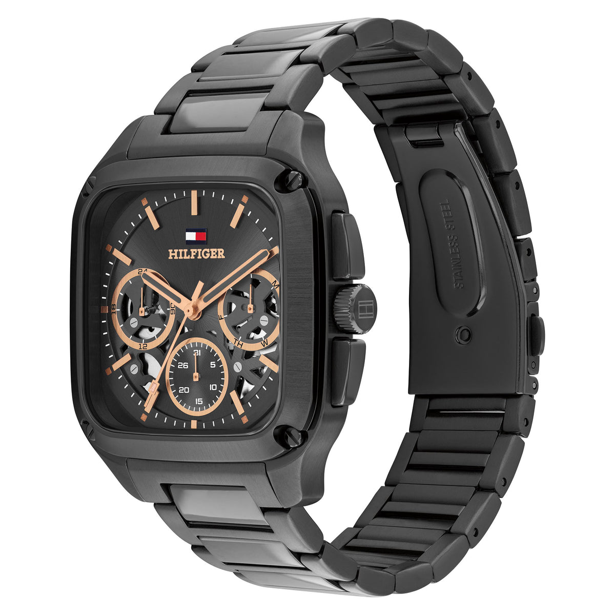 Tommy Hilfiger Grey Steel Multi-function Men's Watch - 1710759