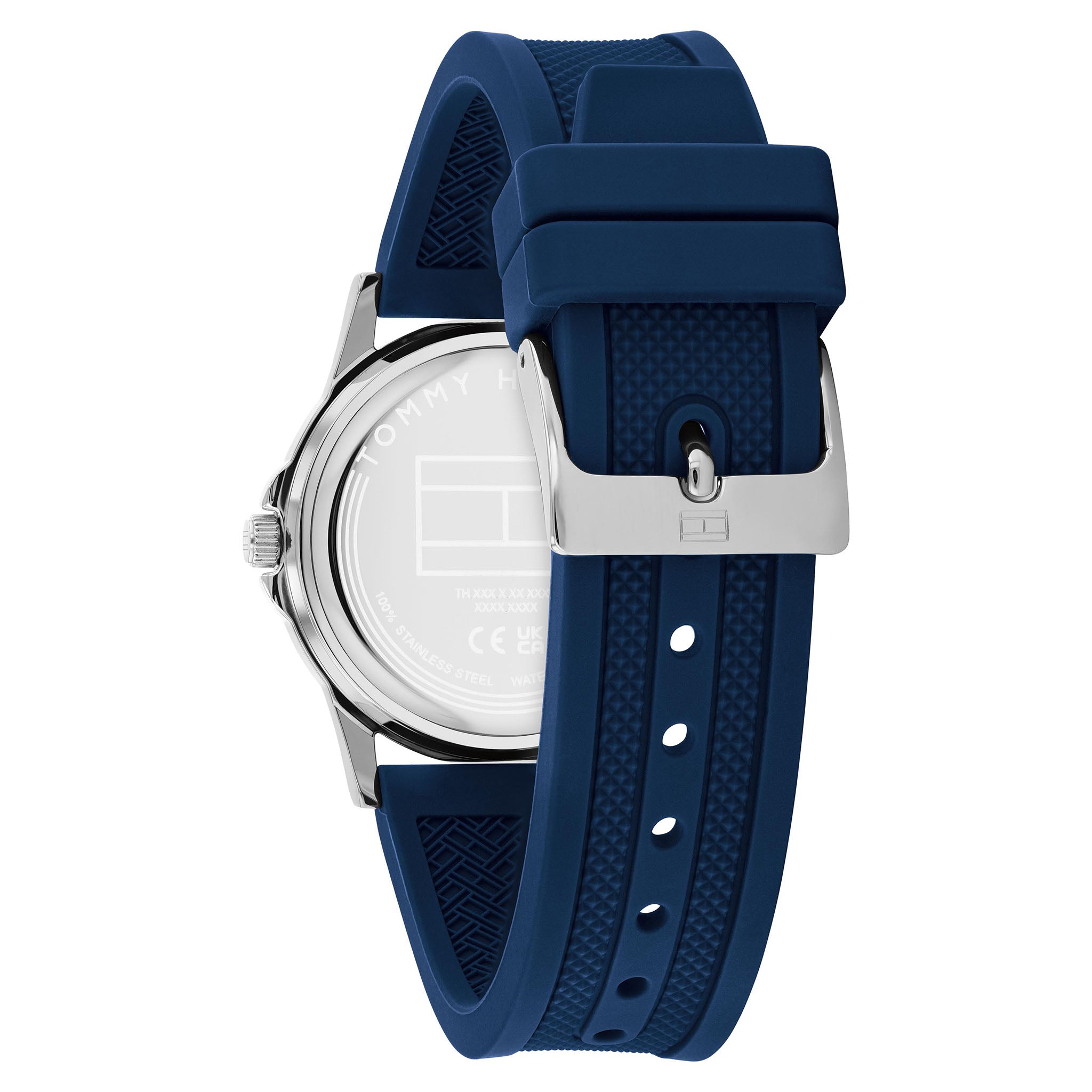 Tommy Hilfiger Silicone Dark Blue Dial Kids Watch - 1720040