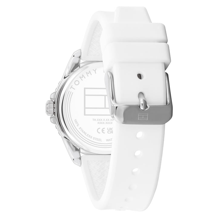 Tommy Hilfiger White Silicone Unisex Watch - 1720050