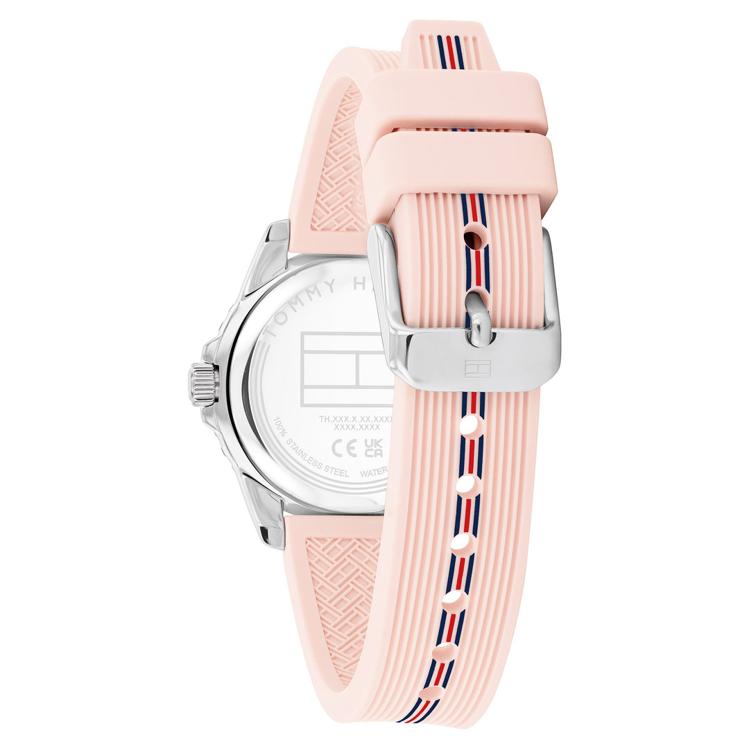 Tommy Hilfiger Silicone Blush Dial Unisex Watch - 1720052