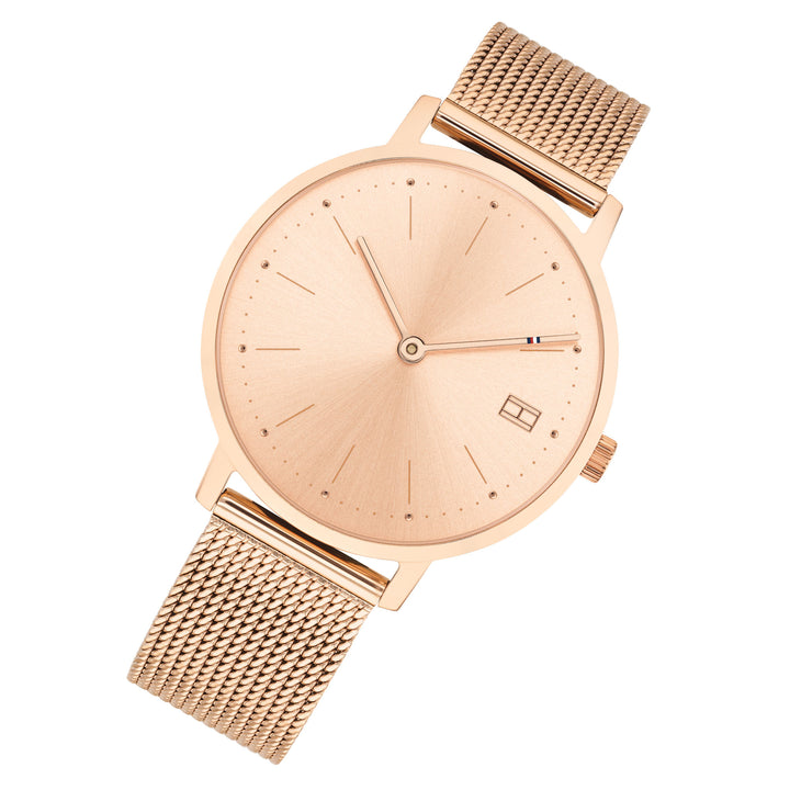 Tommy Hilfiger Rose Gold Steel Mesh Women's Watch - 1781926