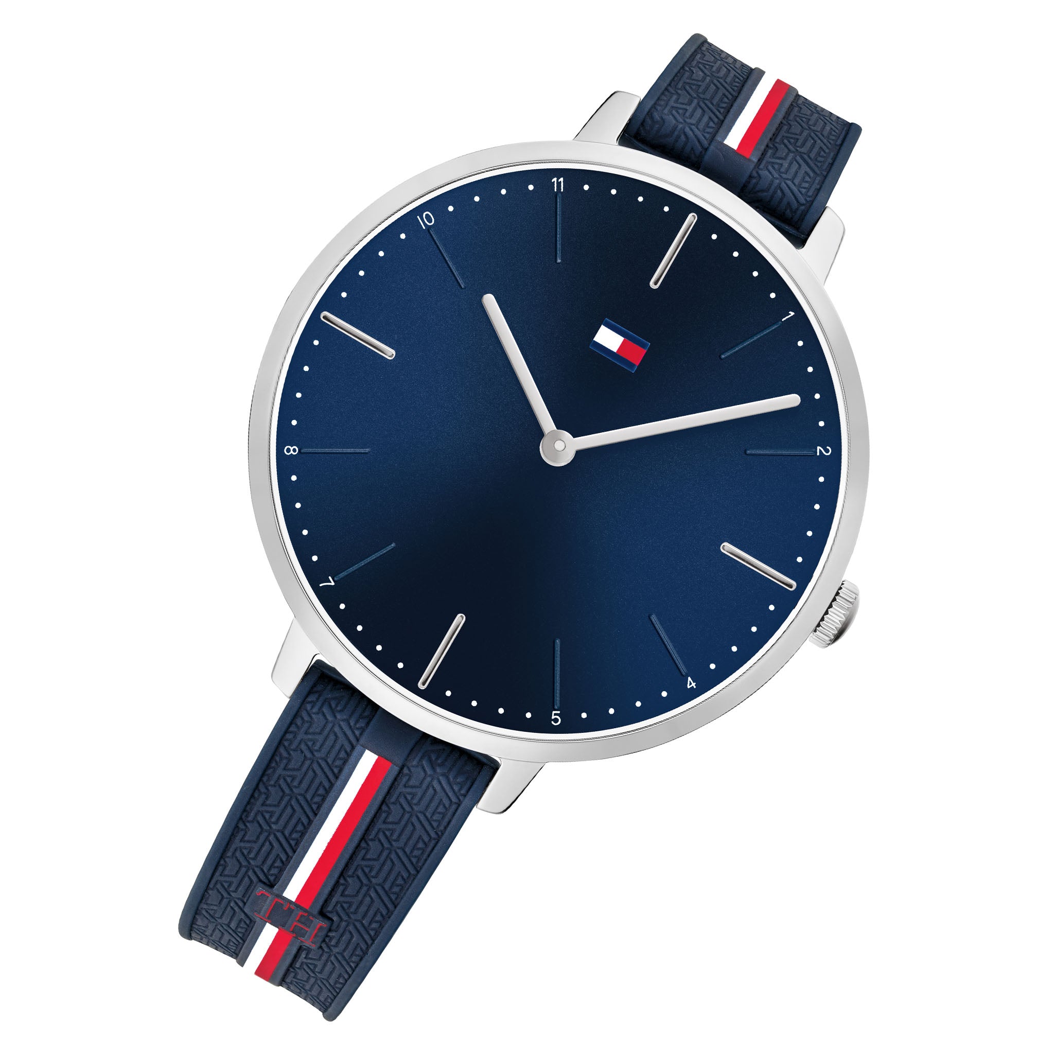 Tommy Hilfiger Navy Silicone Ladies Sports Watch - 1782154