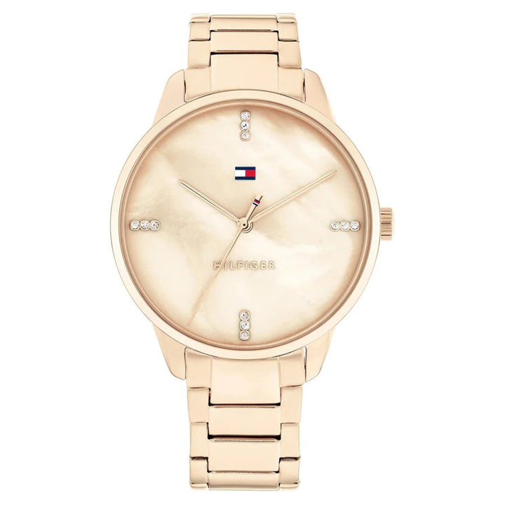 Tommy Hilfiger Carnation Gold Steel Mother of Pearl Dial Women's Watch - 1782545