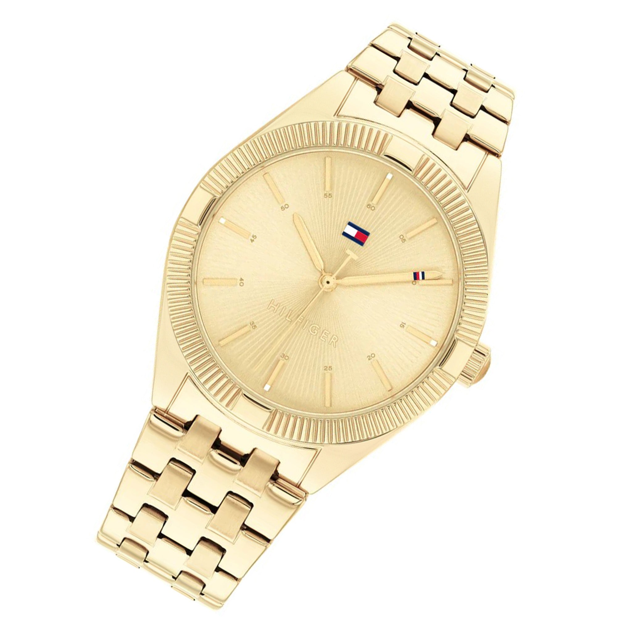 Tommy Hilfiger Gold Steel Light Gold Dial Women's Watch - 1782550