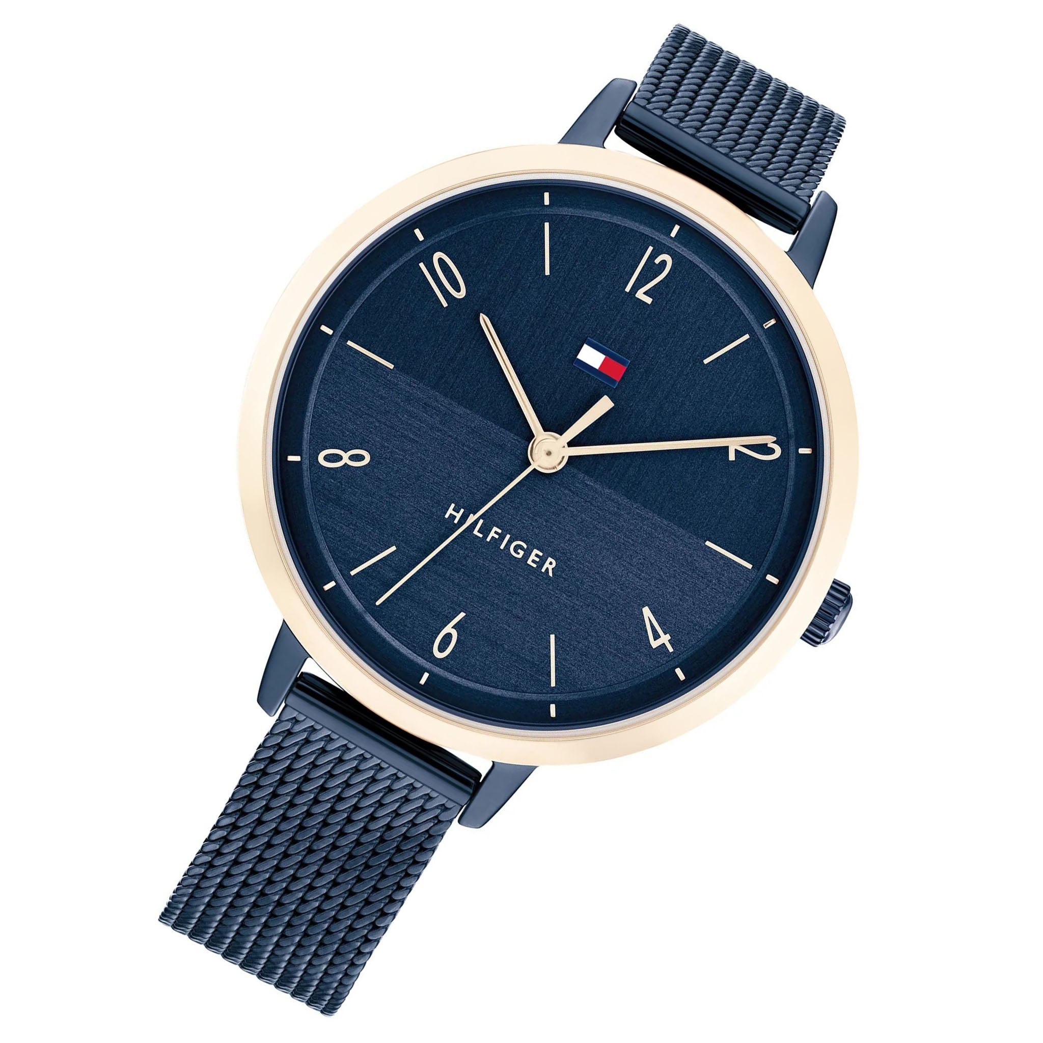 Tommy Hilfiger Blue Steel Mesh Slim Women's Watch - 1782581
