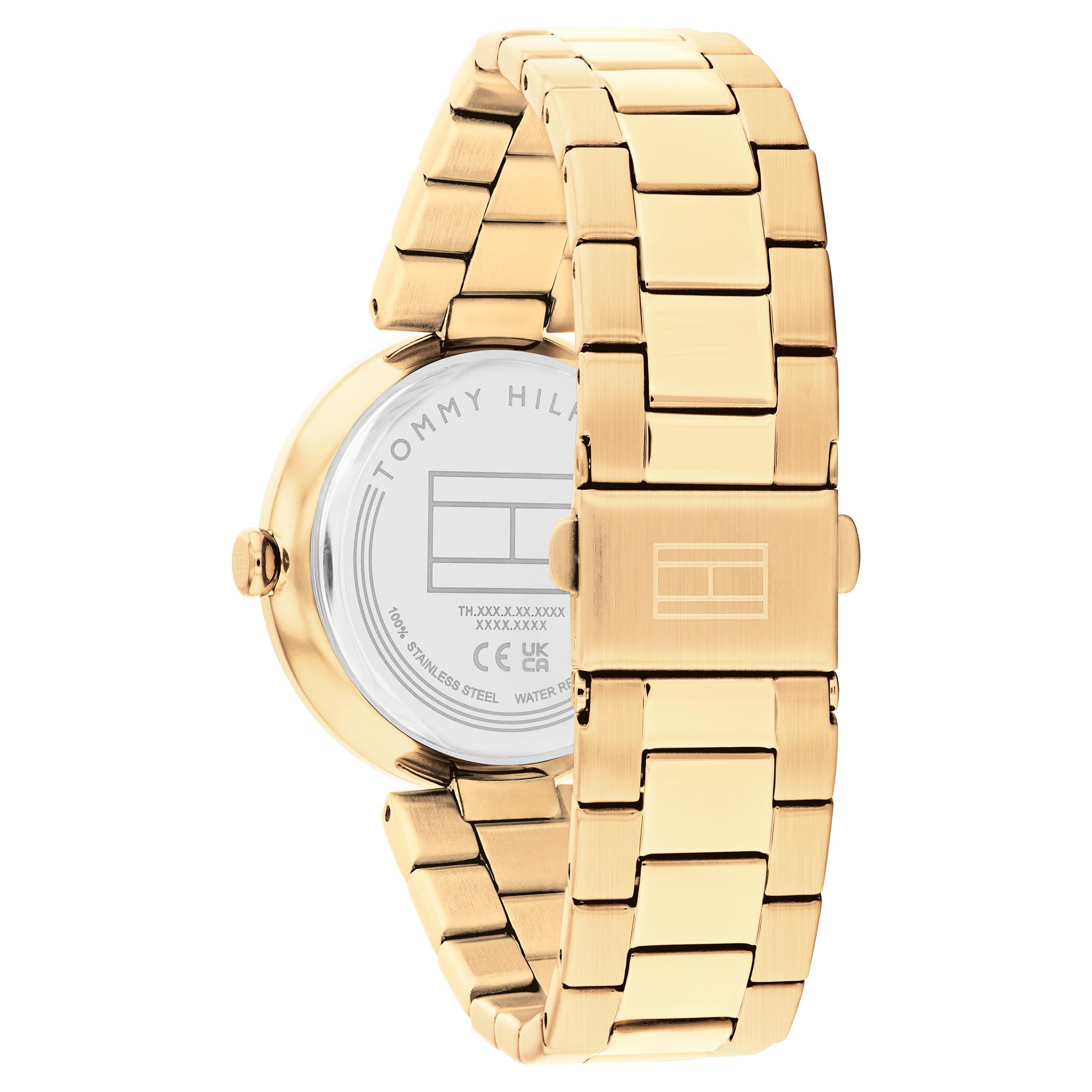 Tommy Hilfiger Gold Steel Brown Dial Women's Watch - 1782631