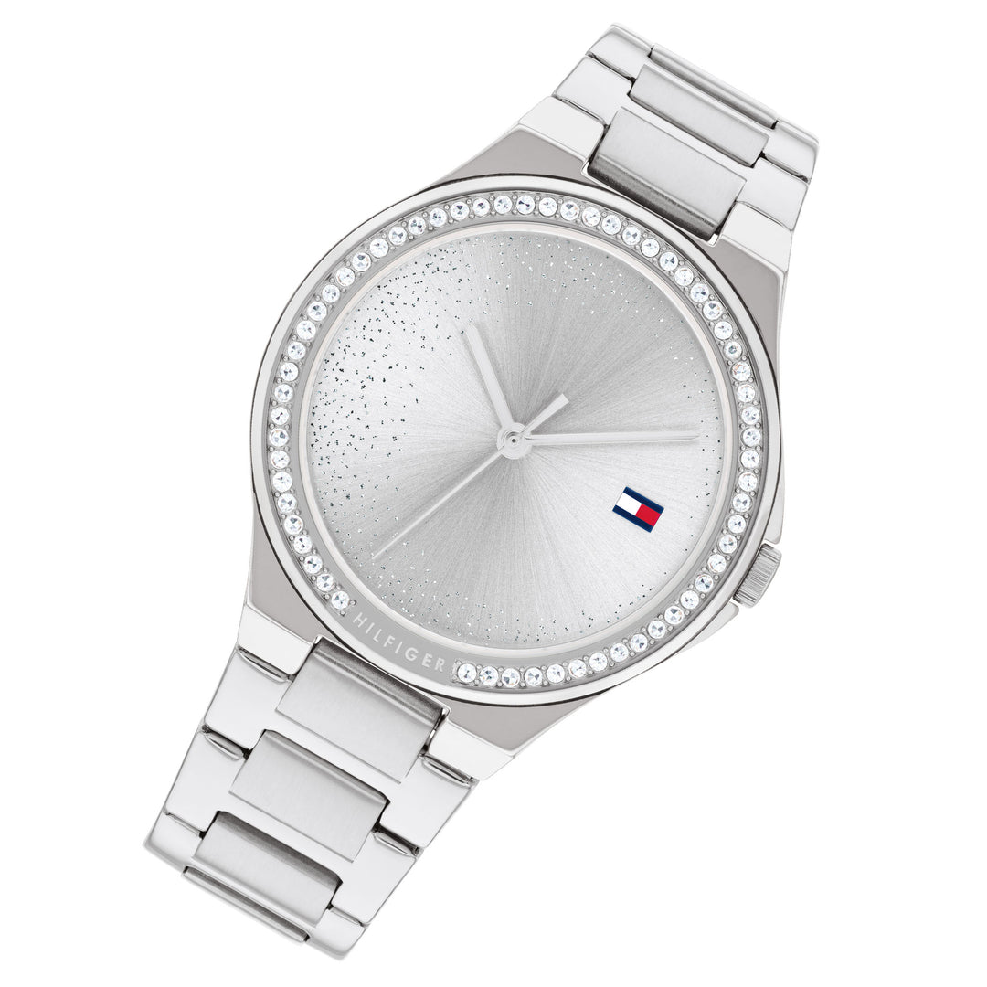Tommy Hilfiger Stainless Steel Silver Dial Women's Watch - 1782641