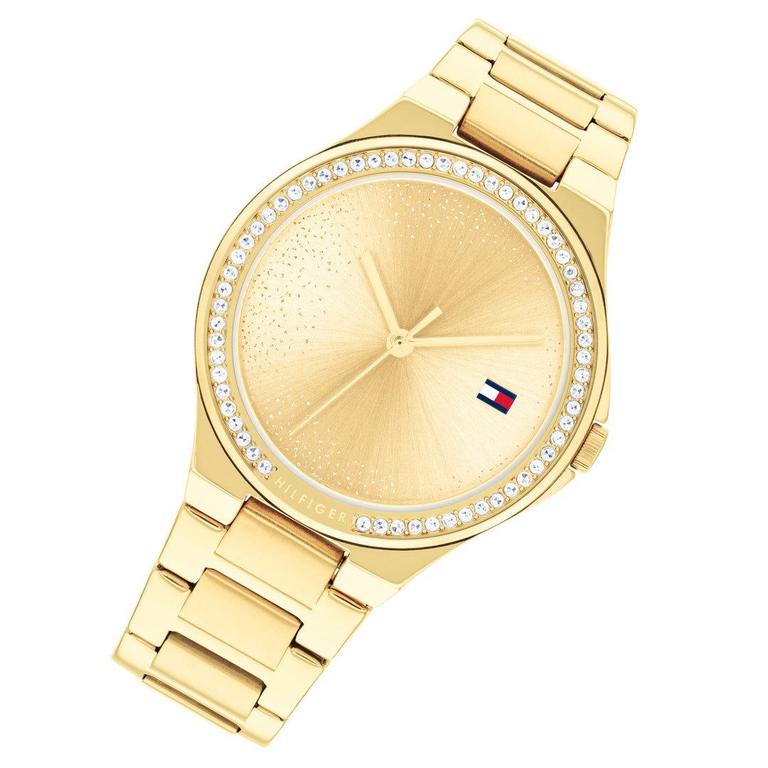 Tommy Hilfiger Gold Steel Light Gold Dial Women's Watch - 1782642