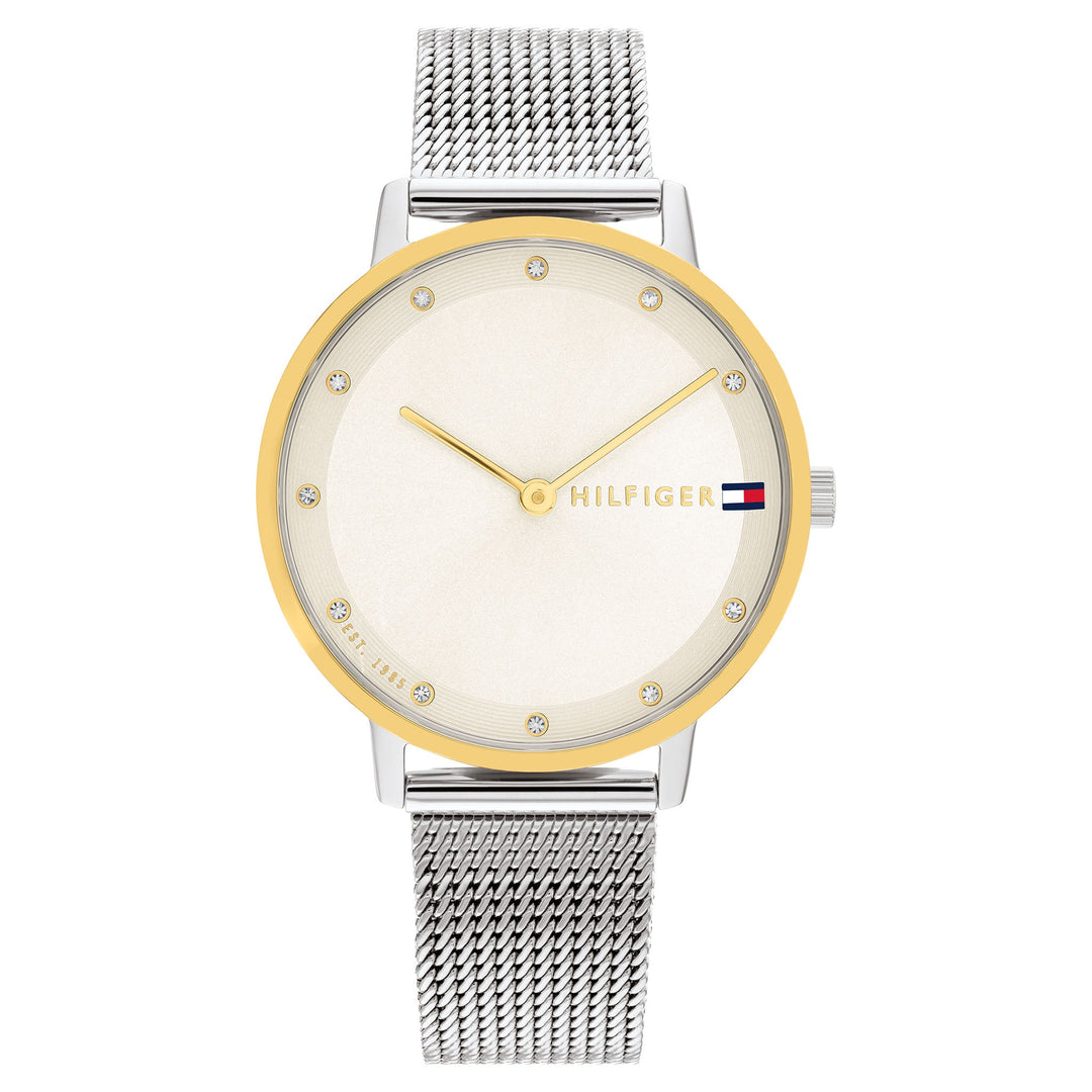 Tommy Hilfiger Stainless Steel Champagne Dial Women's Watch - 1782667