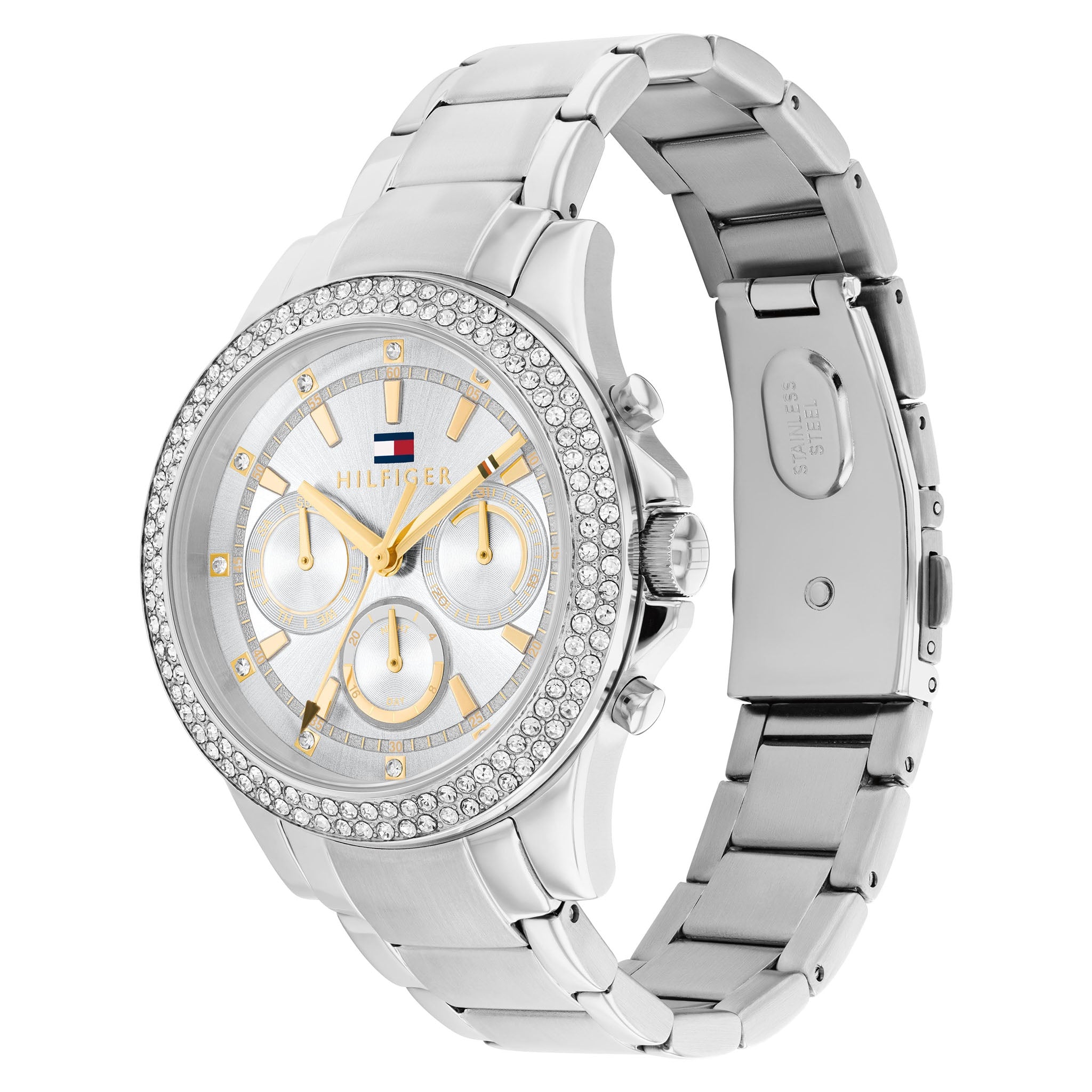 Tommy Hilfiger Silver Steel Multi-function Women's Watch - 1782677