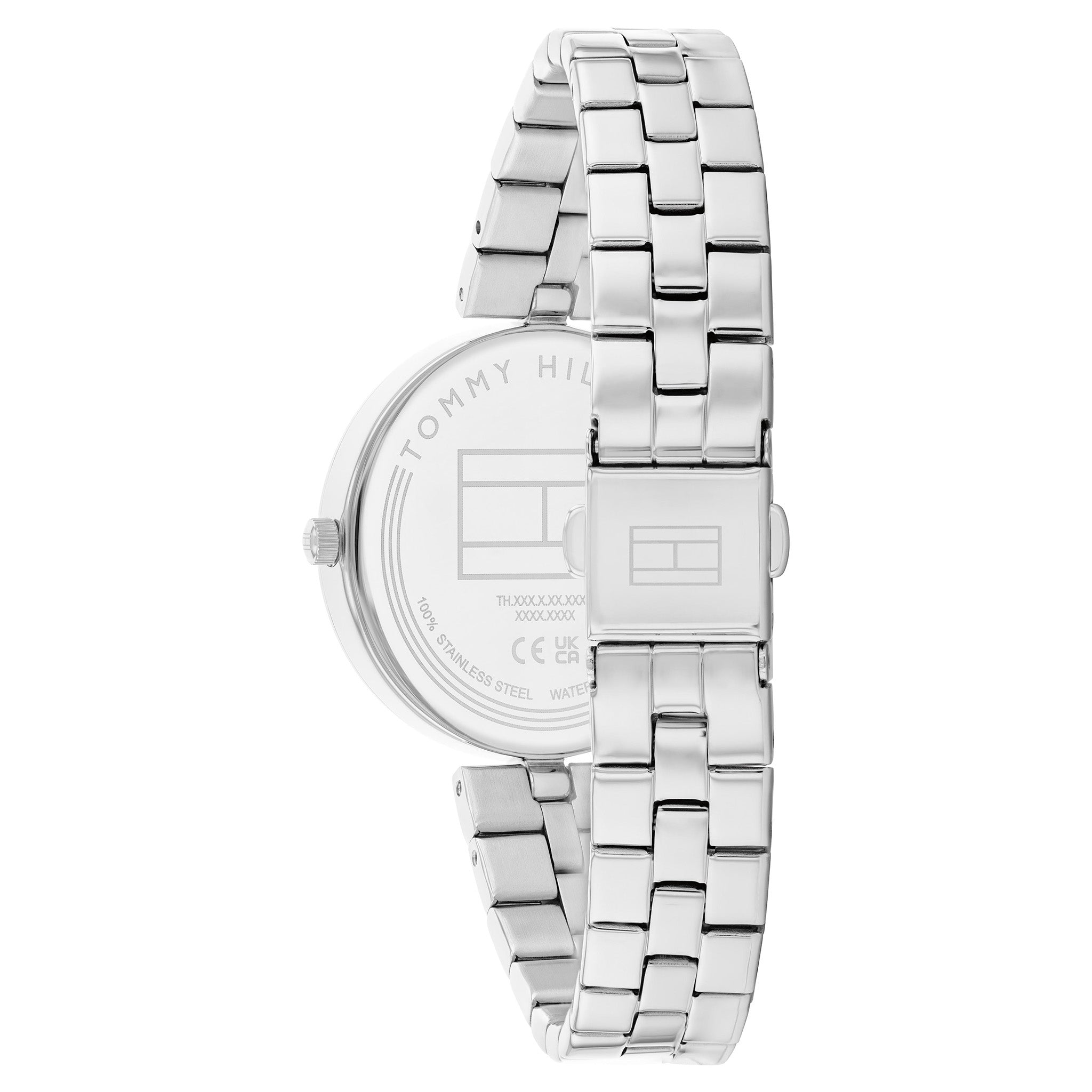 Tommy Hilfiger Stainless Steel Silver Dial Women's Watch - 1782683