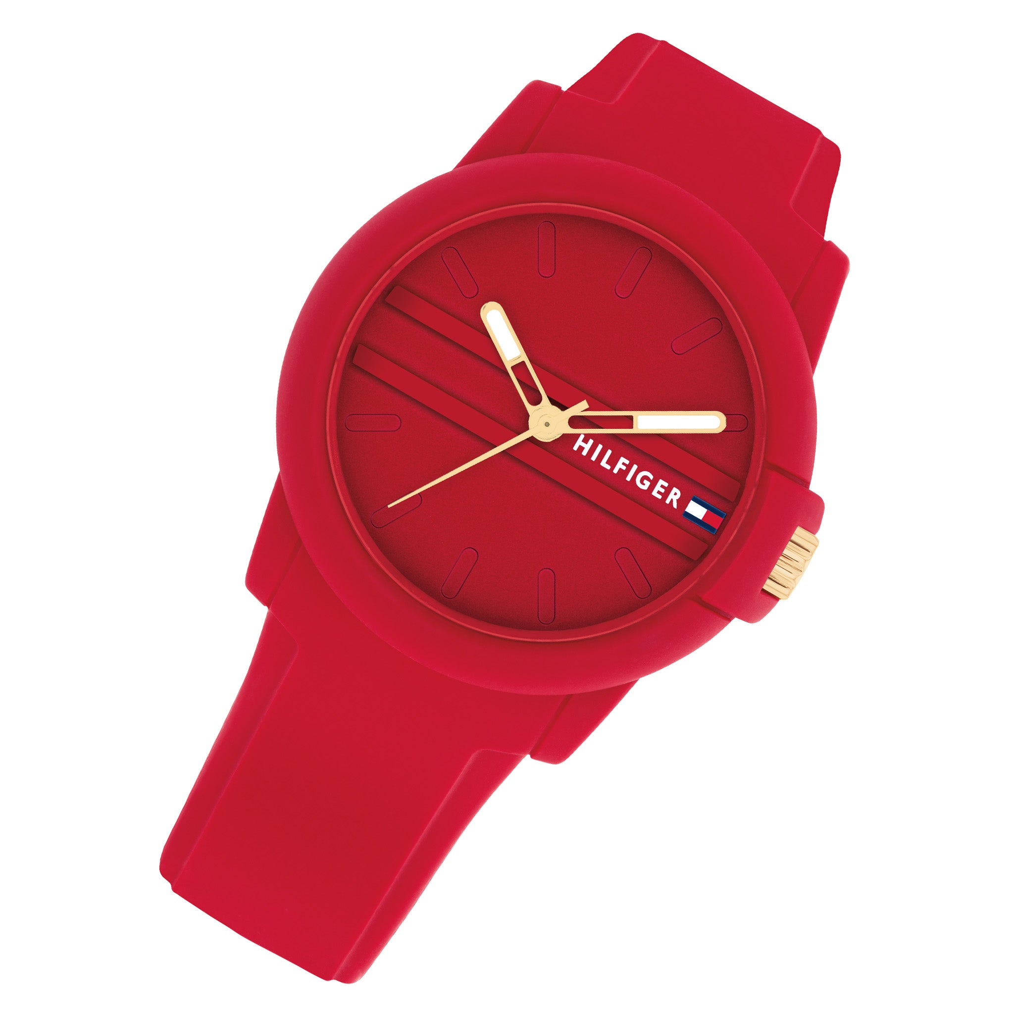 Tommy Hilfiger Red Silicone Women's Watch - 1782689